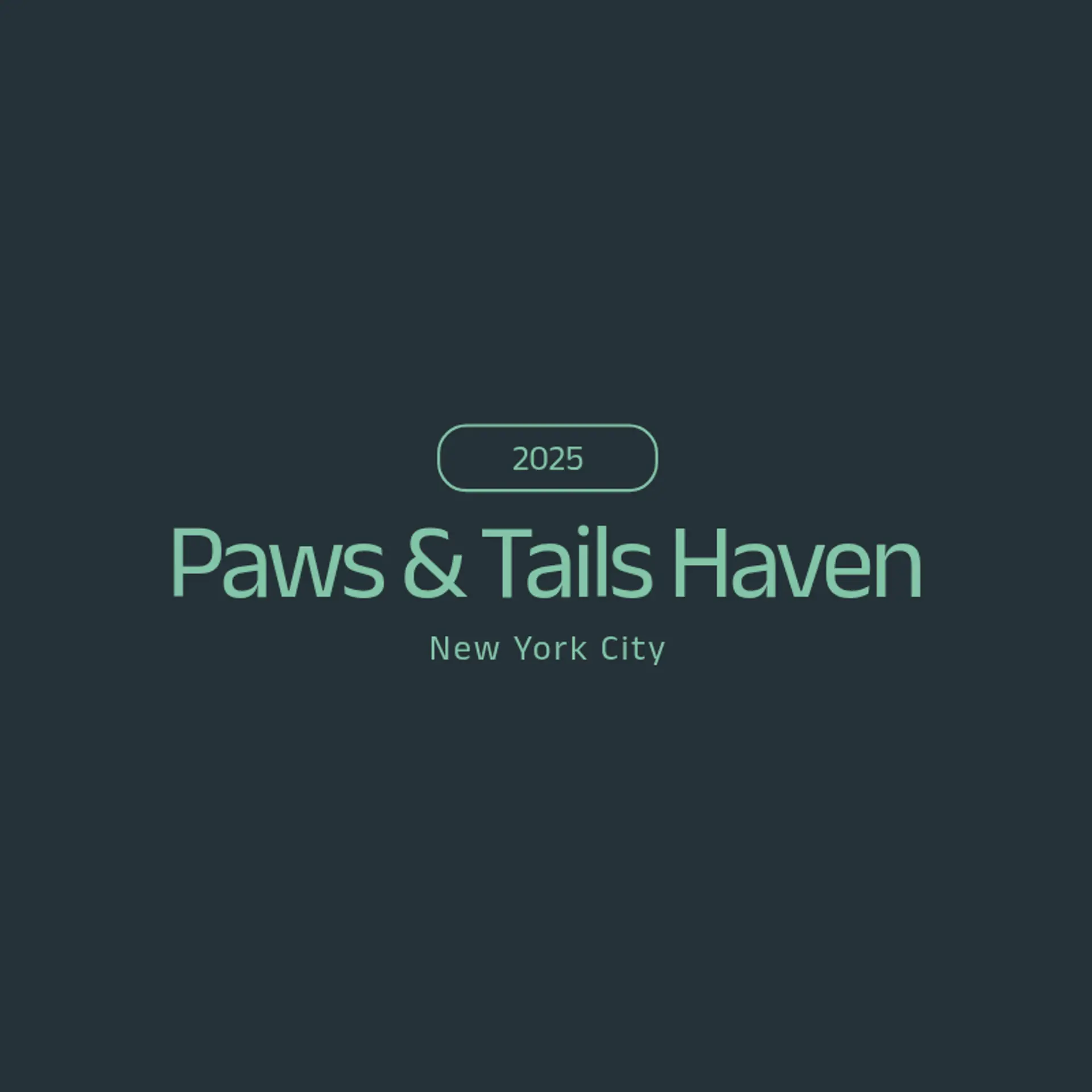 Paws & Tails Haven logo for pet