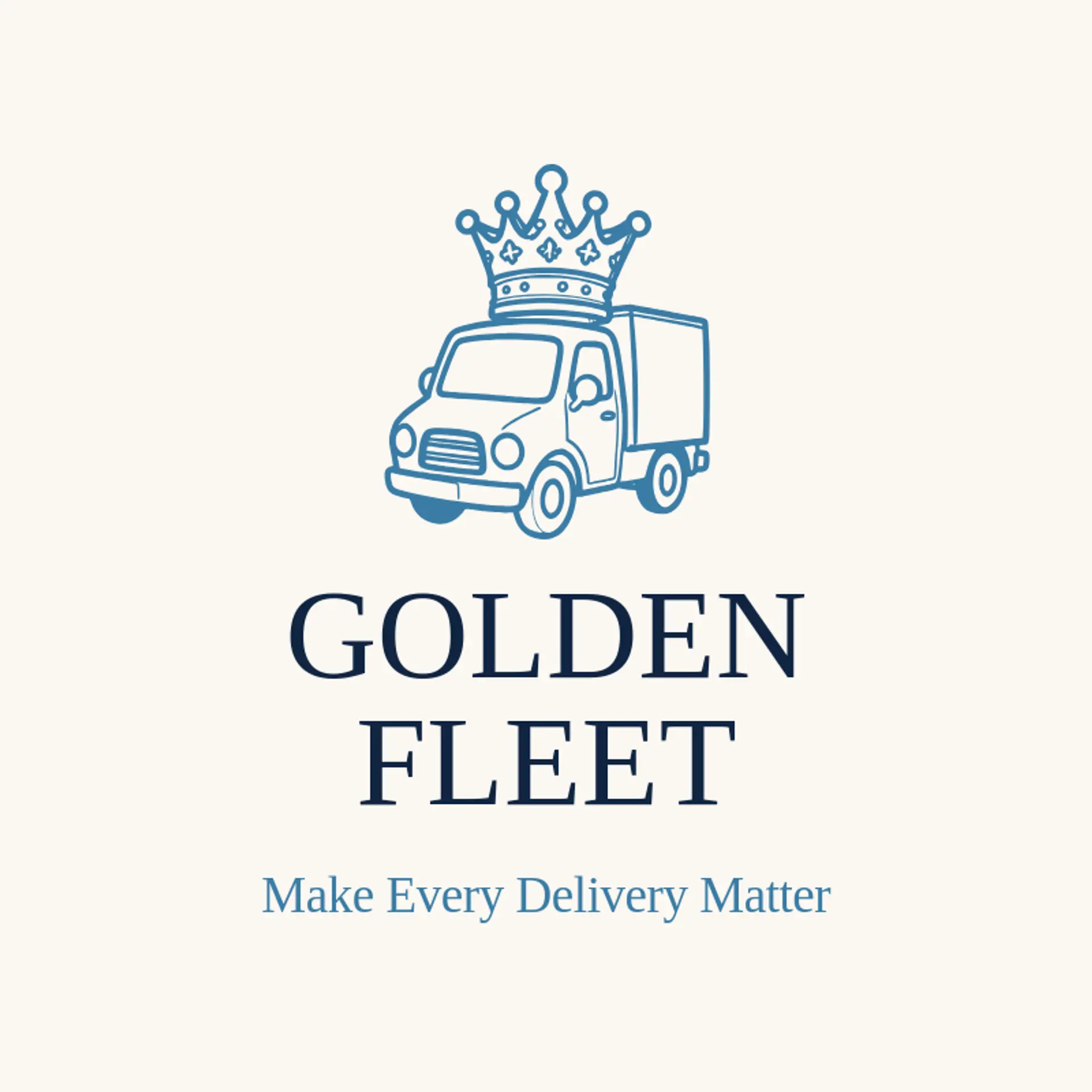 Golden Fleet logo for shipping