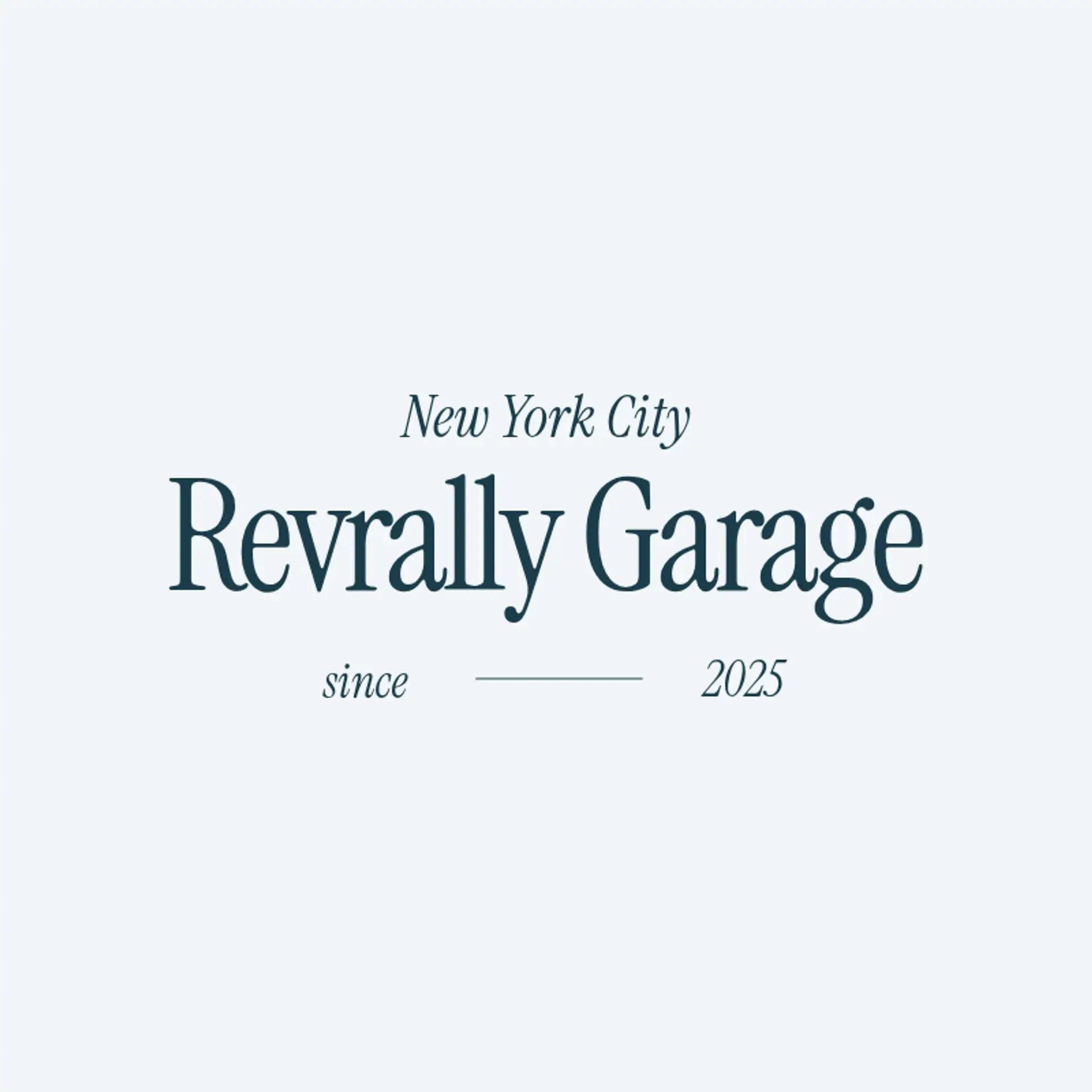 RevRally Garage logo for automotive