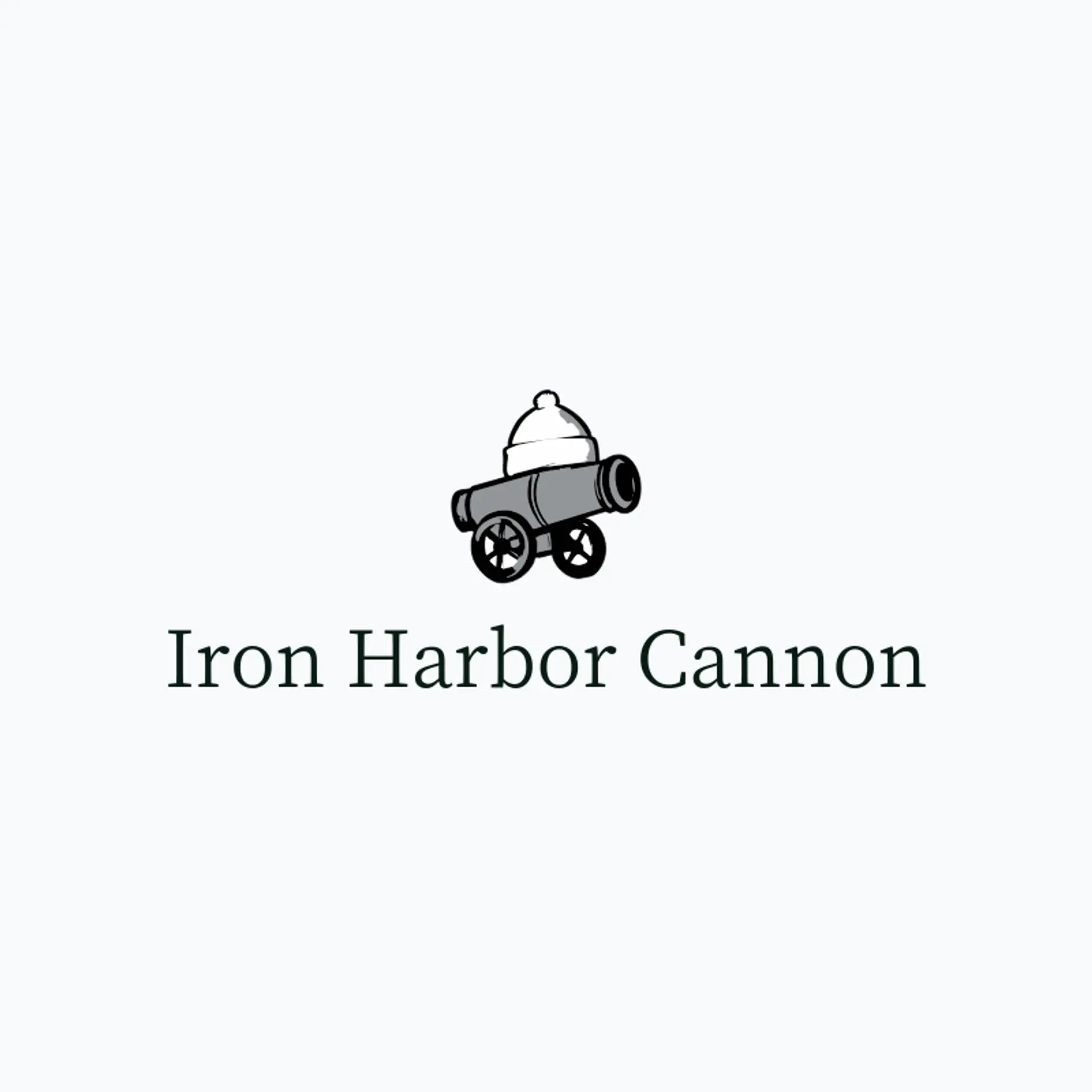 Iron Harbor Cannon logo for cannon