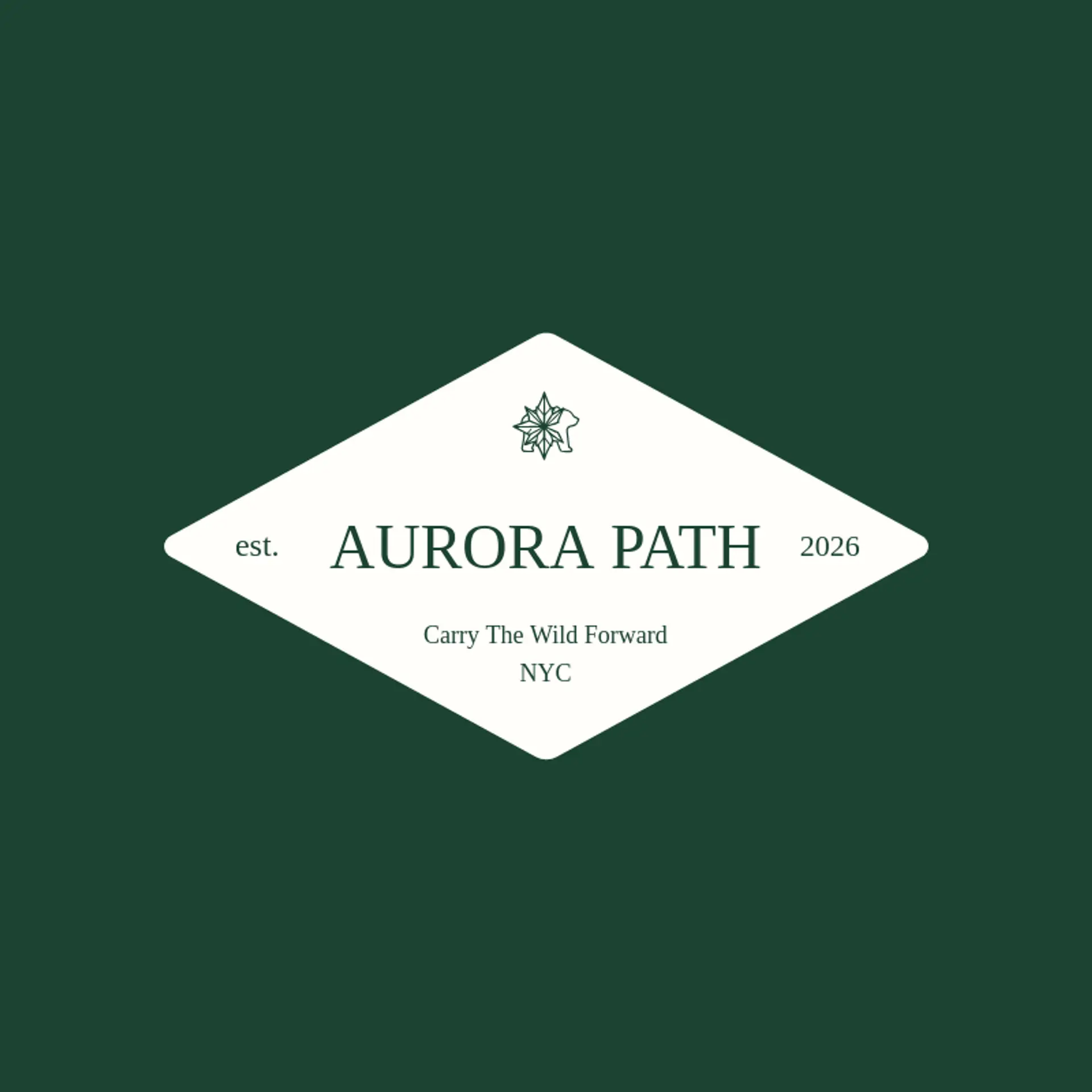 Aurora Path logo for polar bear