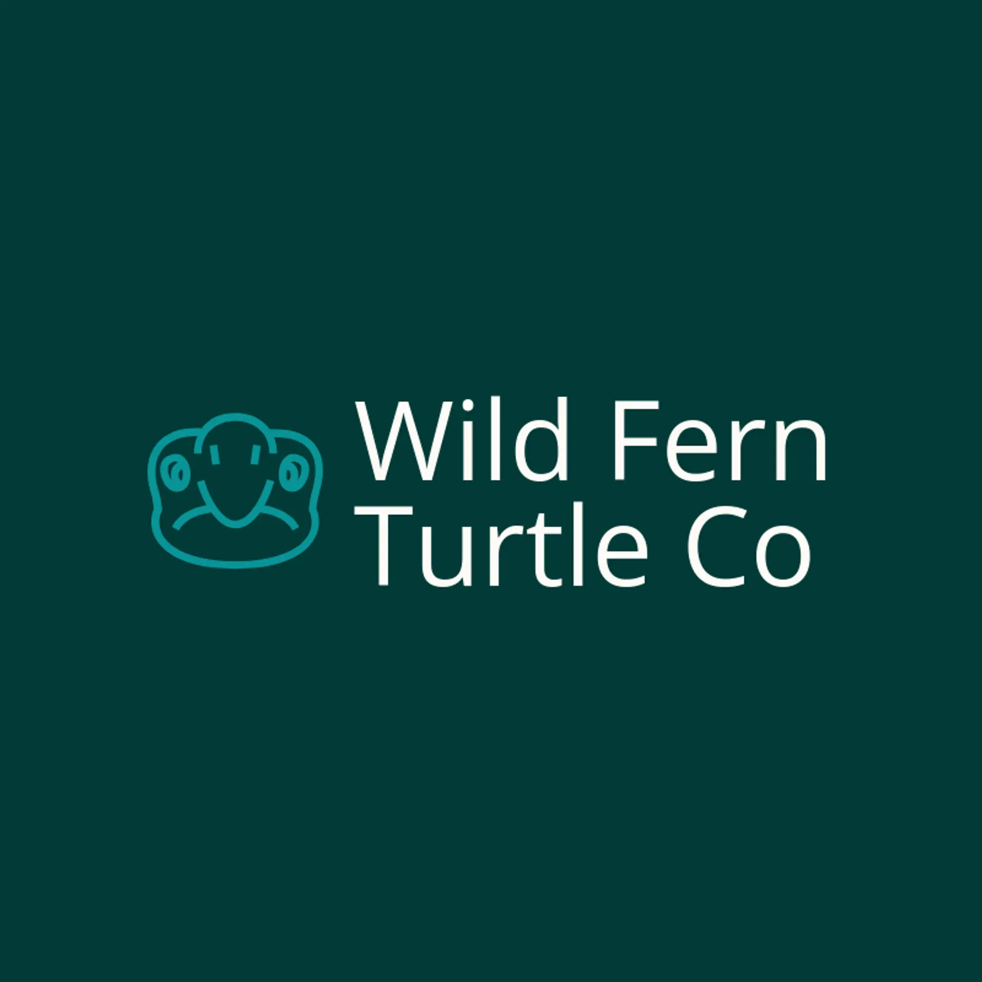 Wild Fern Turtle Co logo for turtle