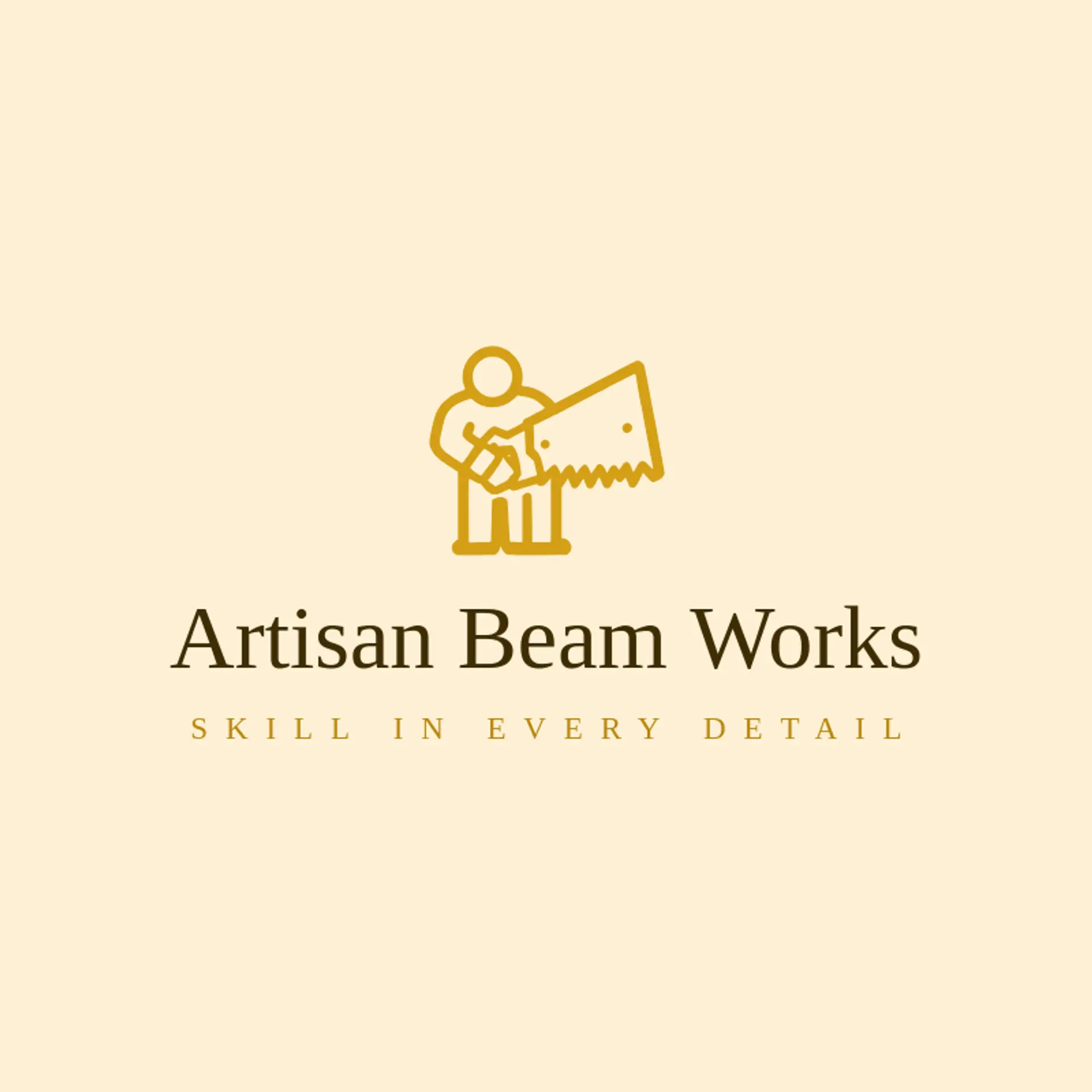 Artisan Beam Works logo for carpenter