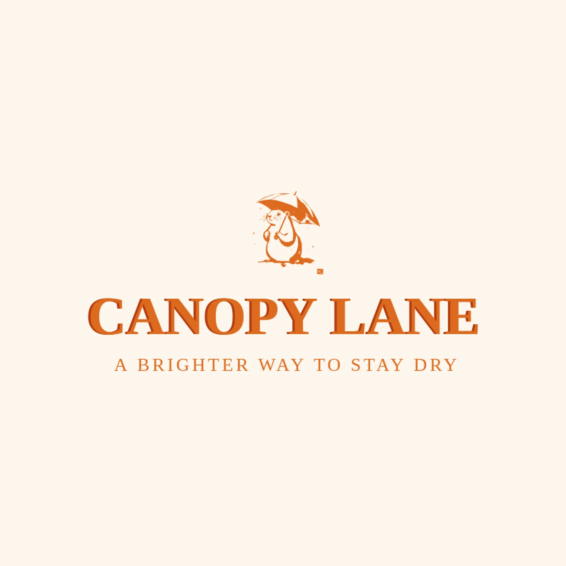 Canopy Lane logo for umbrella