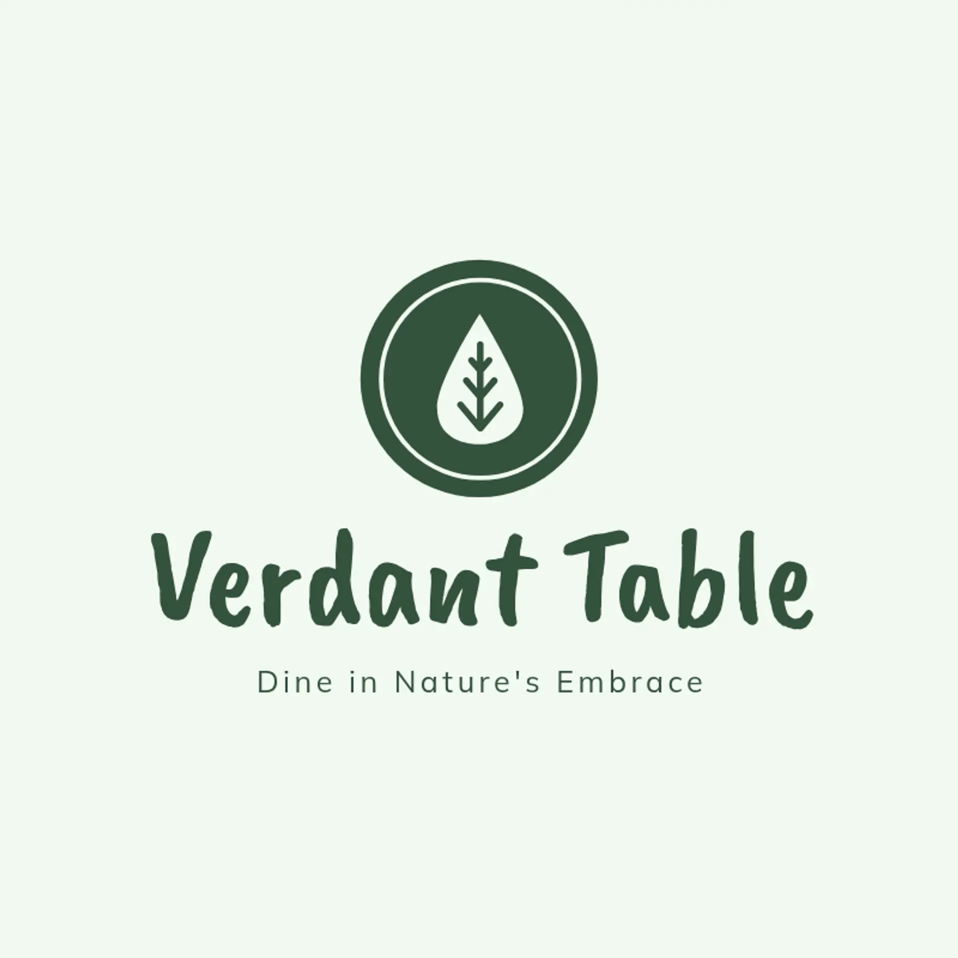 Botanic Table logo for garden restaurant