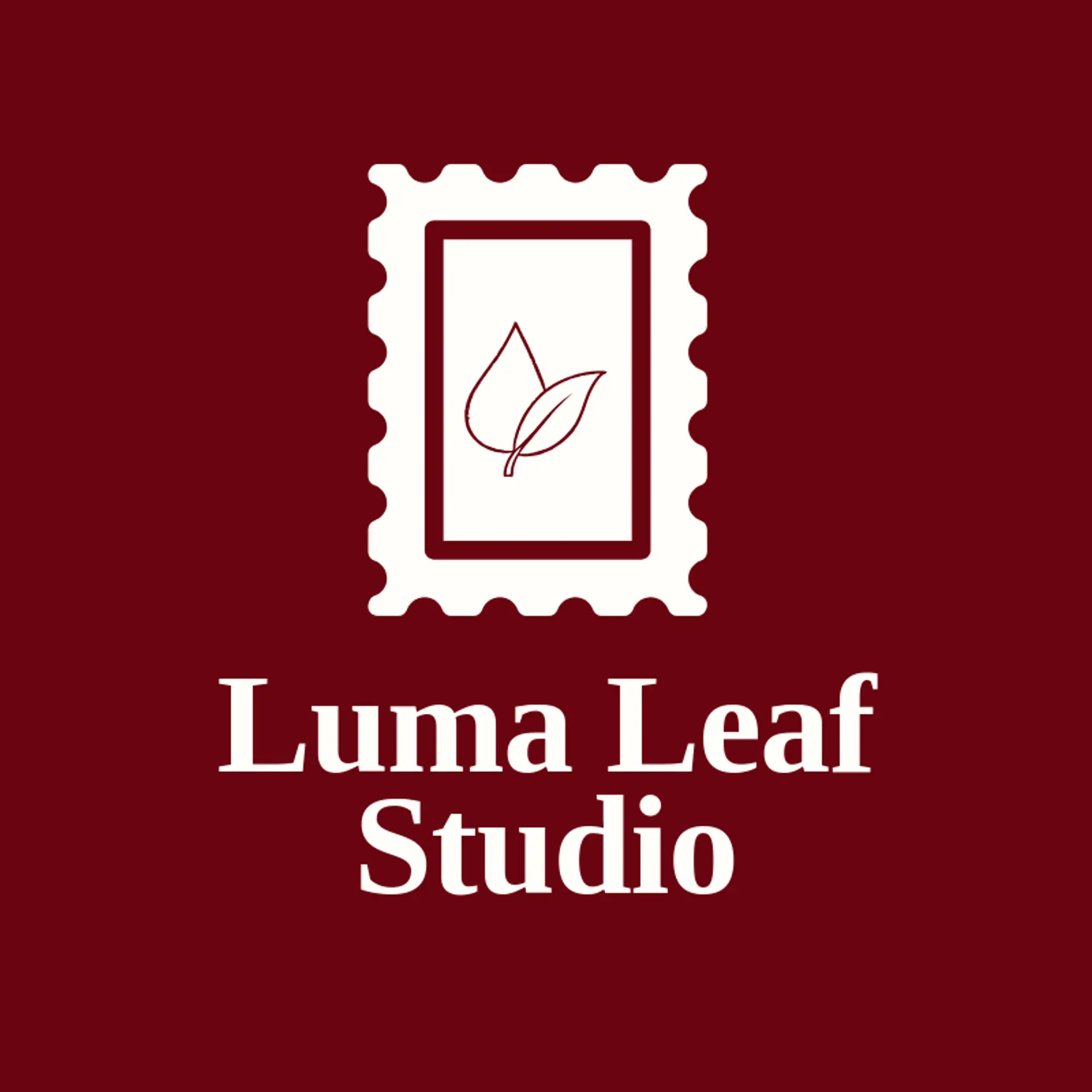 Luma Leaf Studio logo for skin
