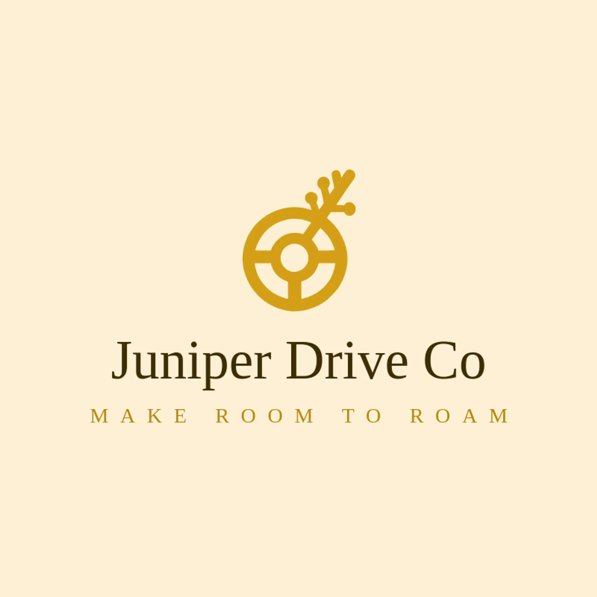 Juniper Drive Co logo for steering wheel