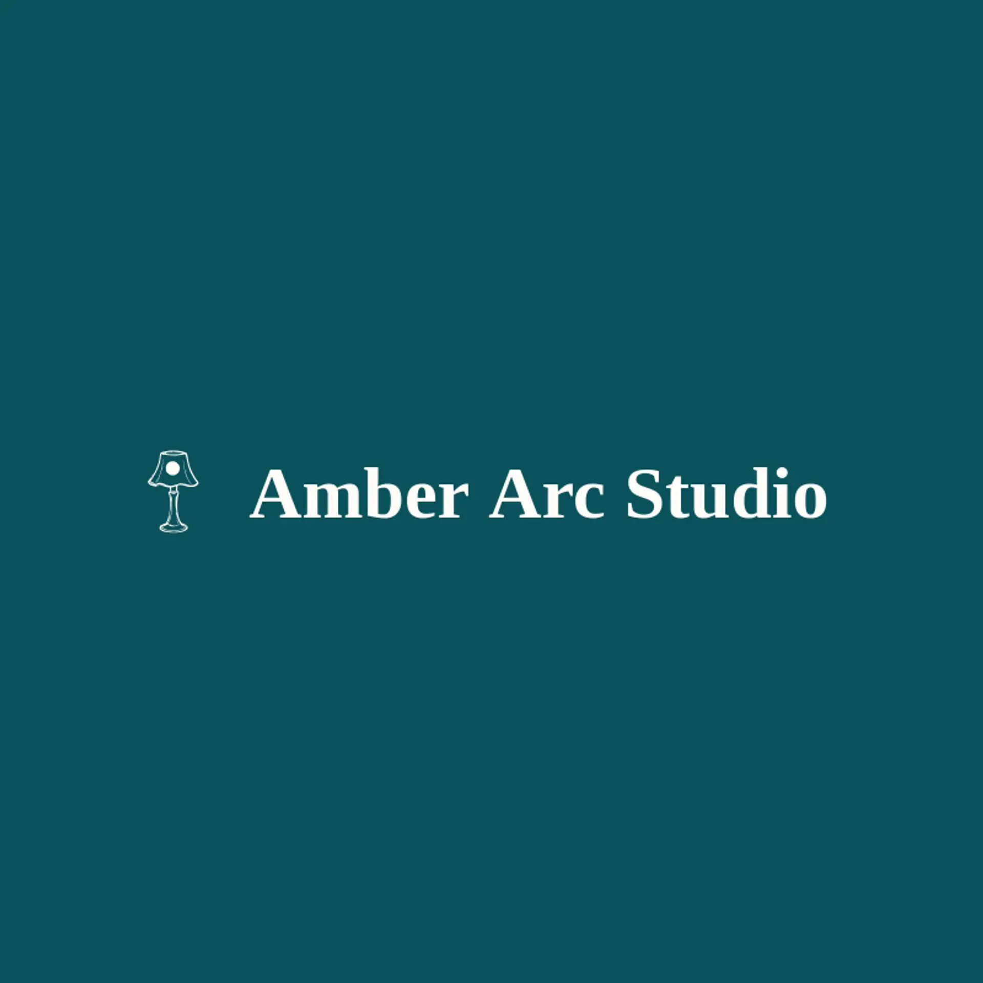 Amber Arc Studio logo for lamp