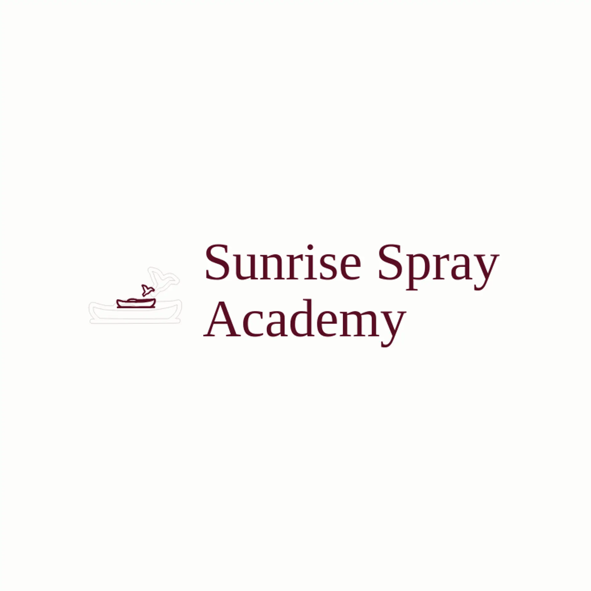 Sunrise Spray Academy logo for kayak
