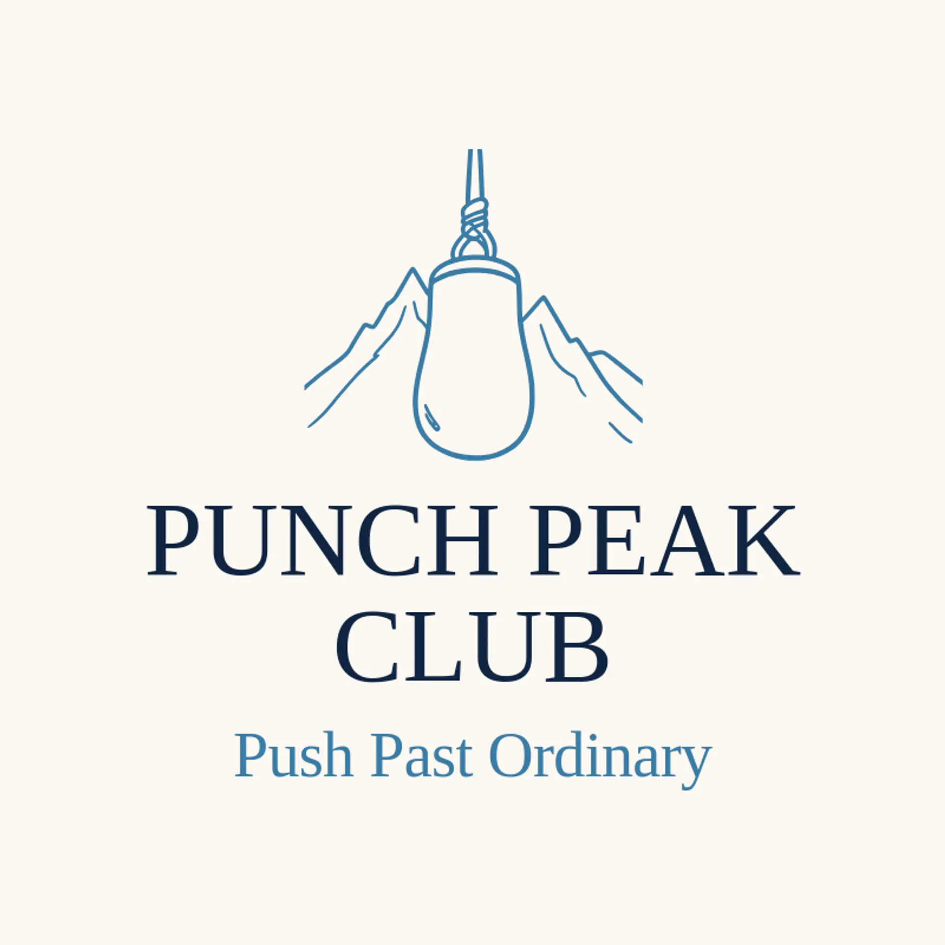 Punch Peak Club logo for boxing