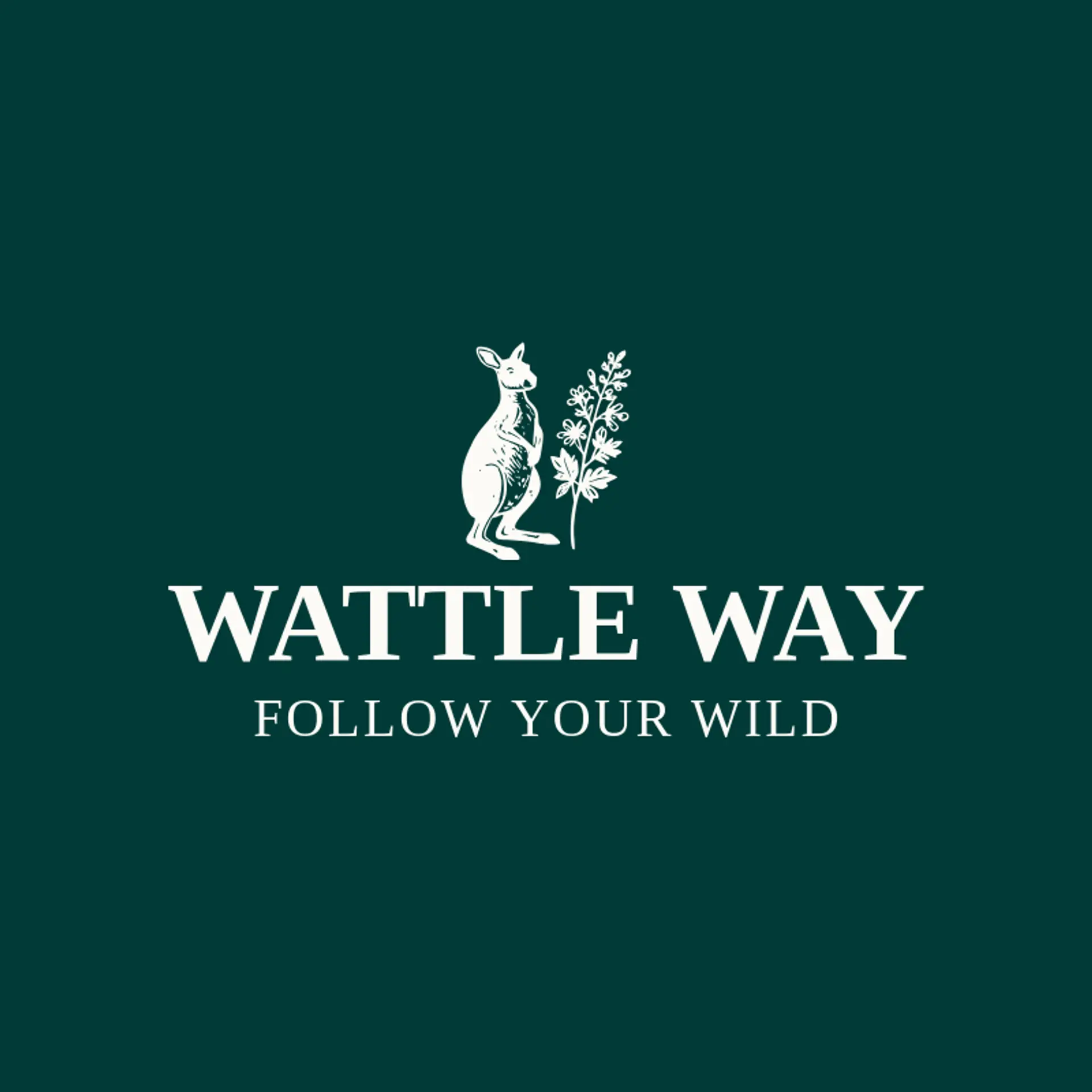 Wattle Way logo for kangaroo