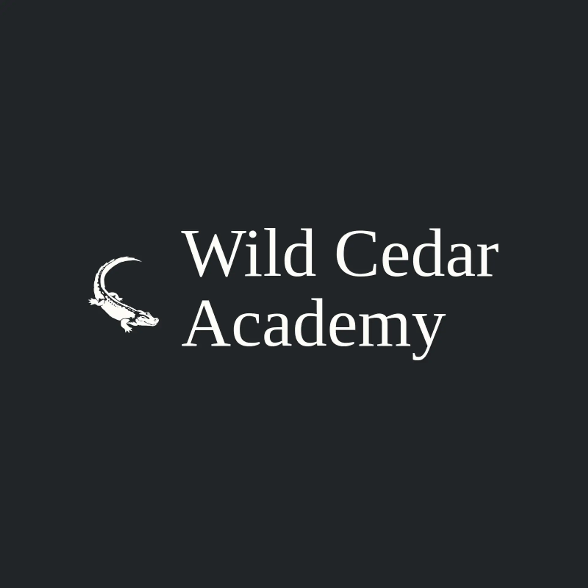 Wild Cedar Academy logo for wild
