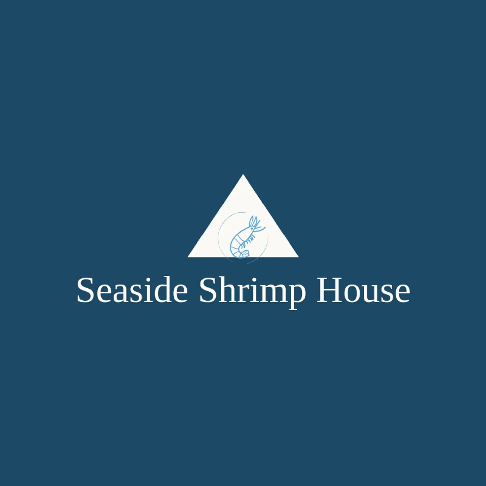 Seaside Shrimp House logo for shrimp