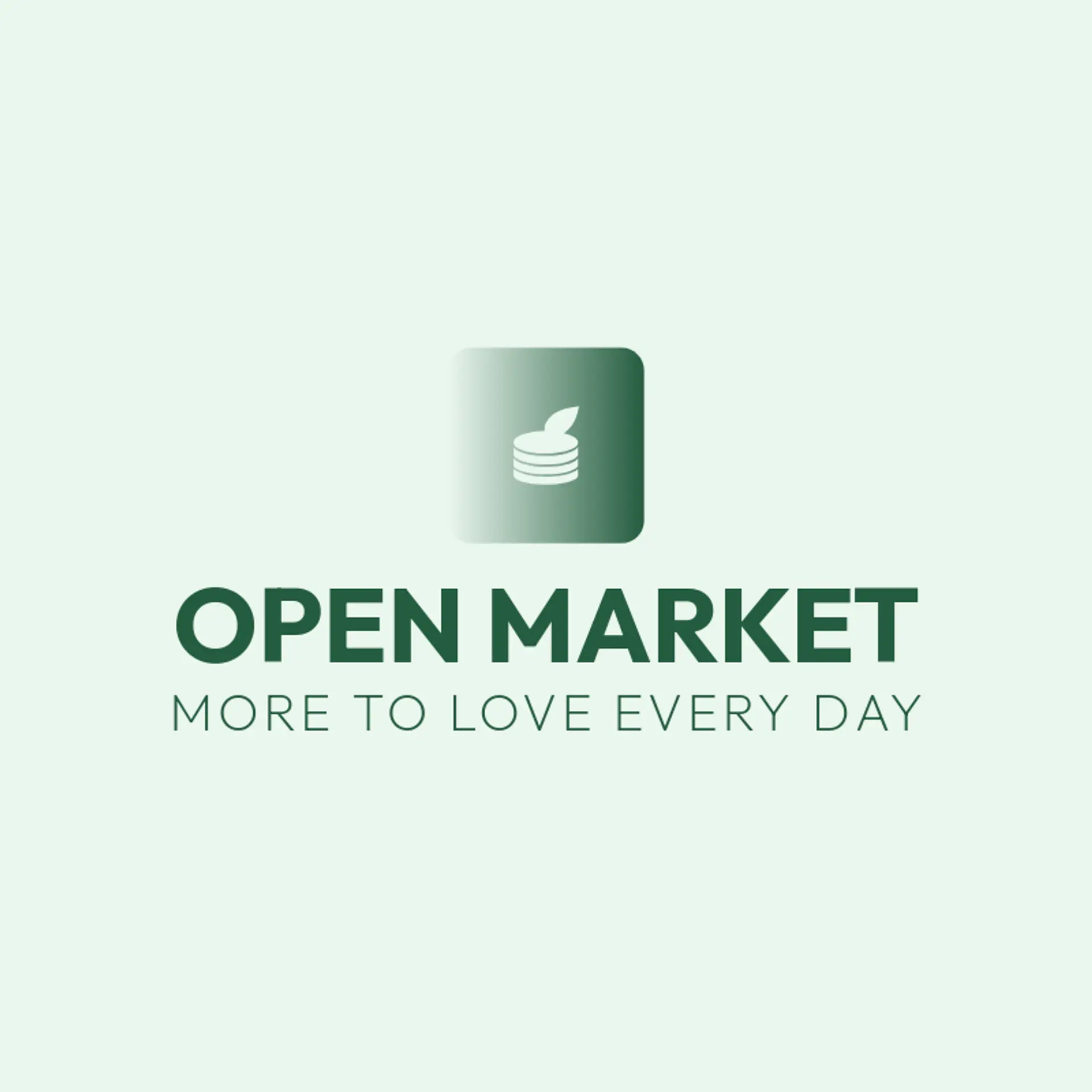 Open Market logo for shopping