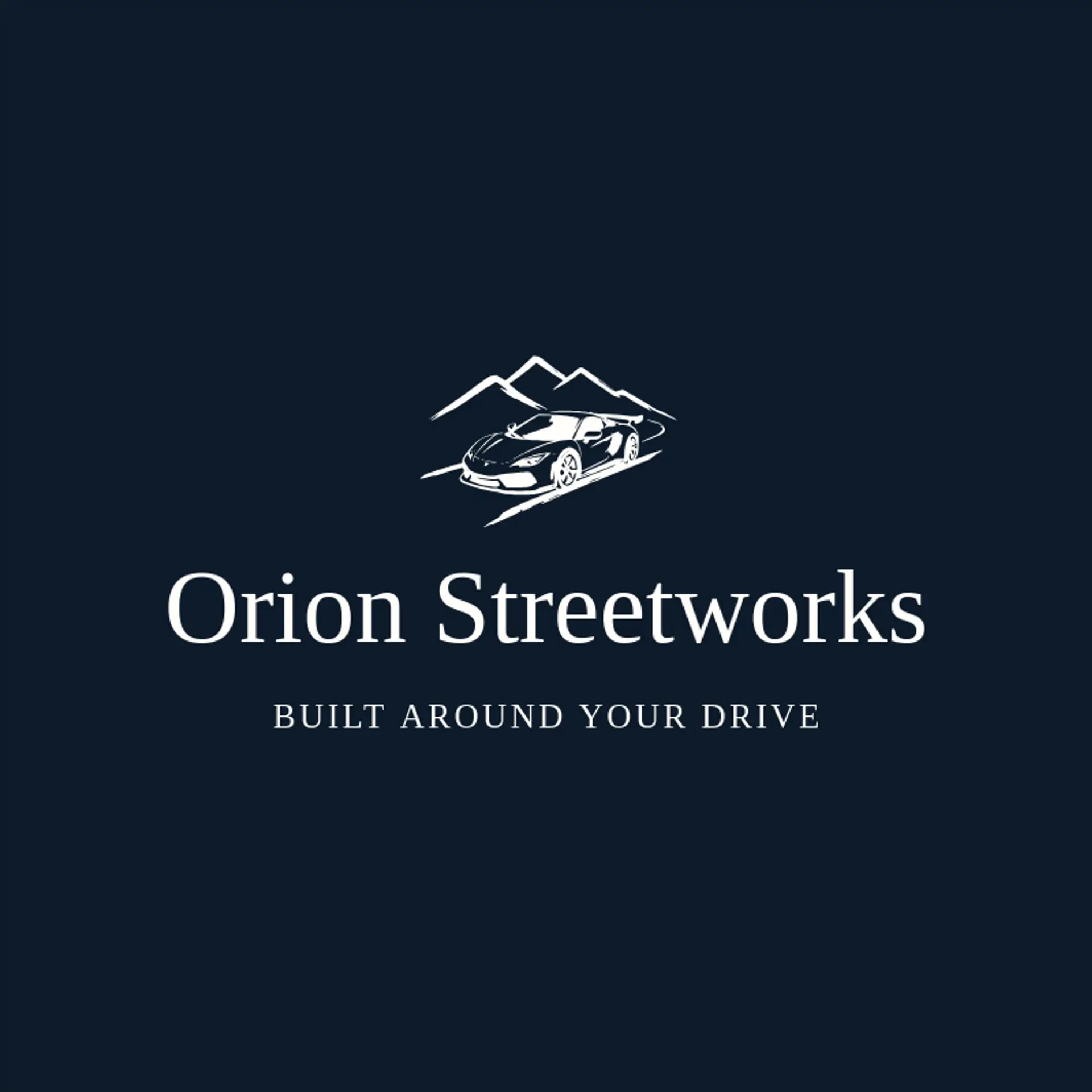 Orion Streetworks logo for sports car