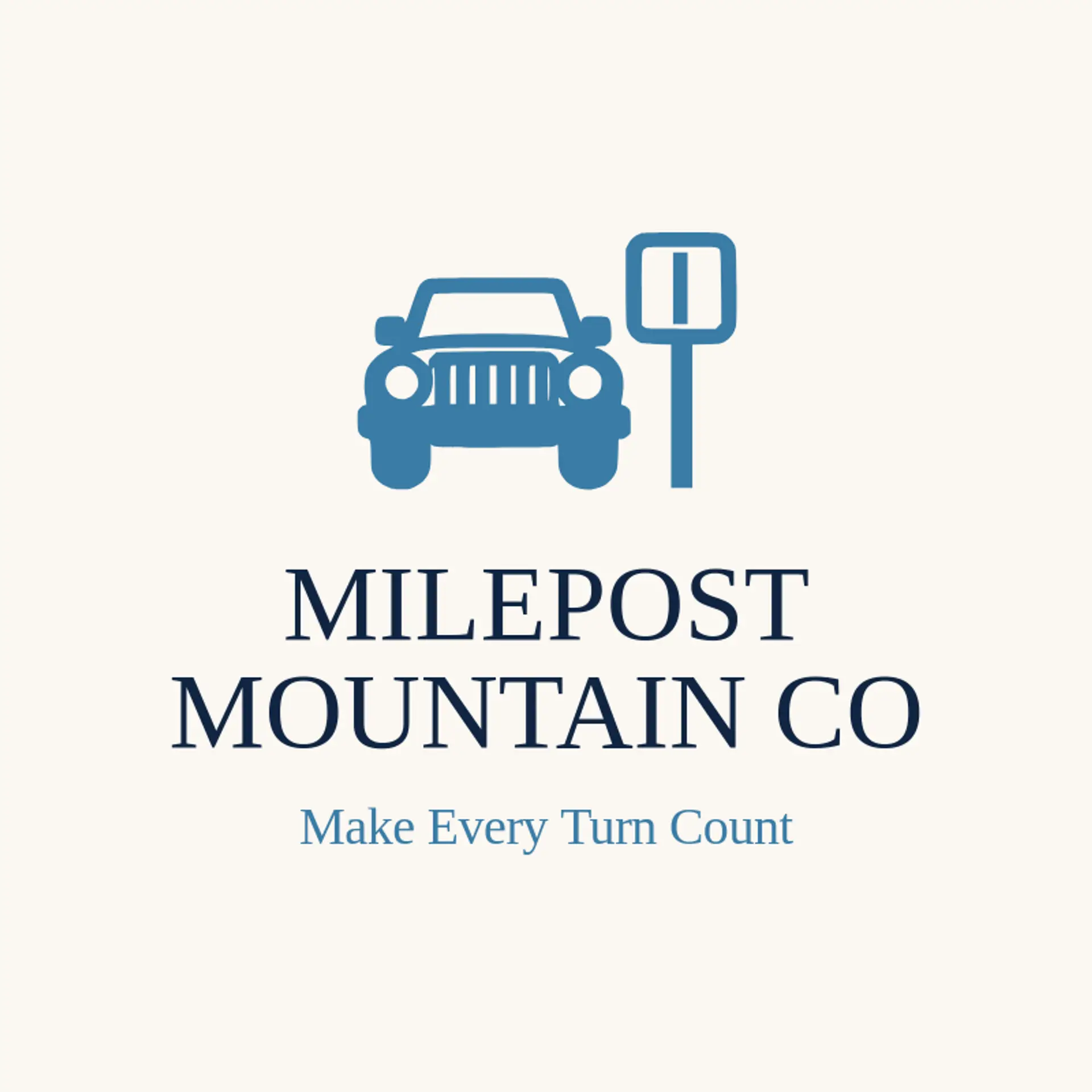 Milepost Mountain Co logo for jeep