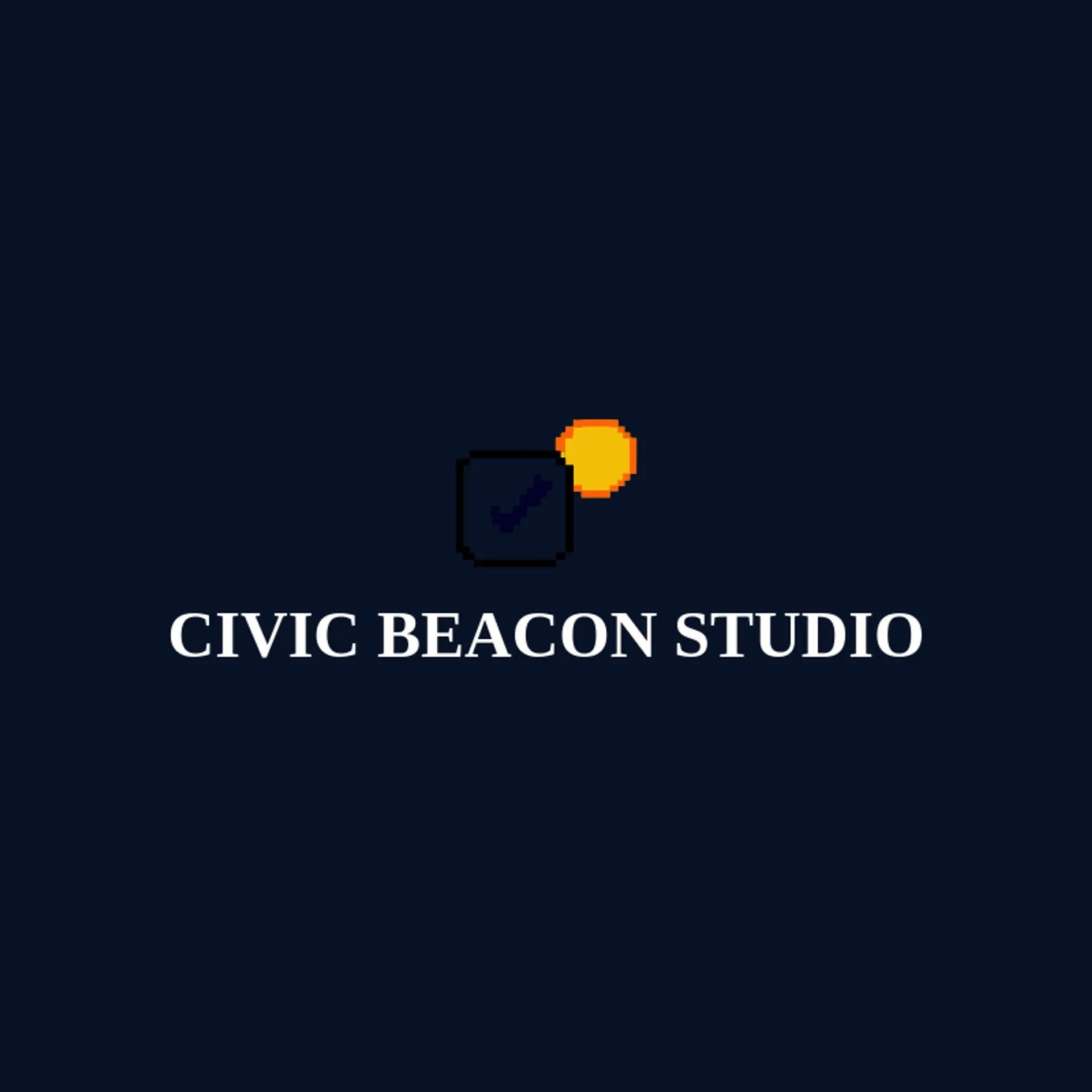 Civic Beacon Studio logo for democracy