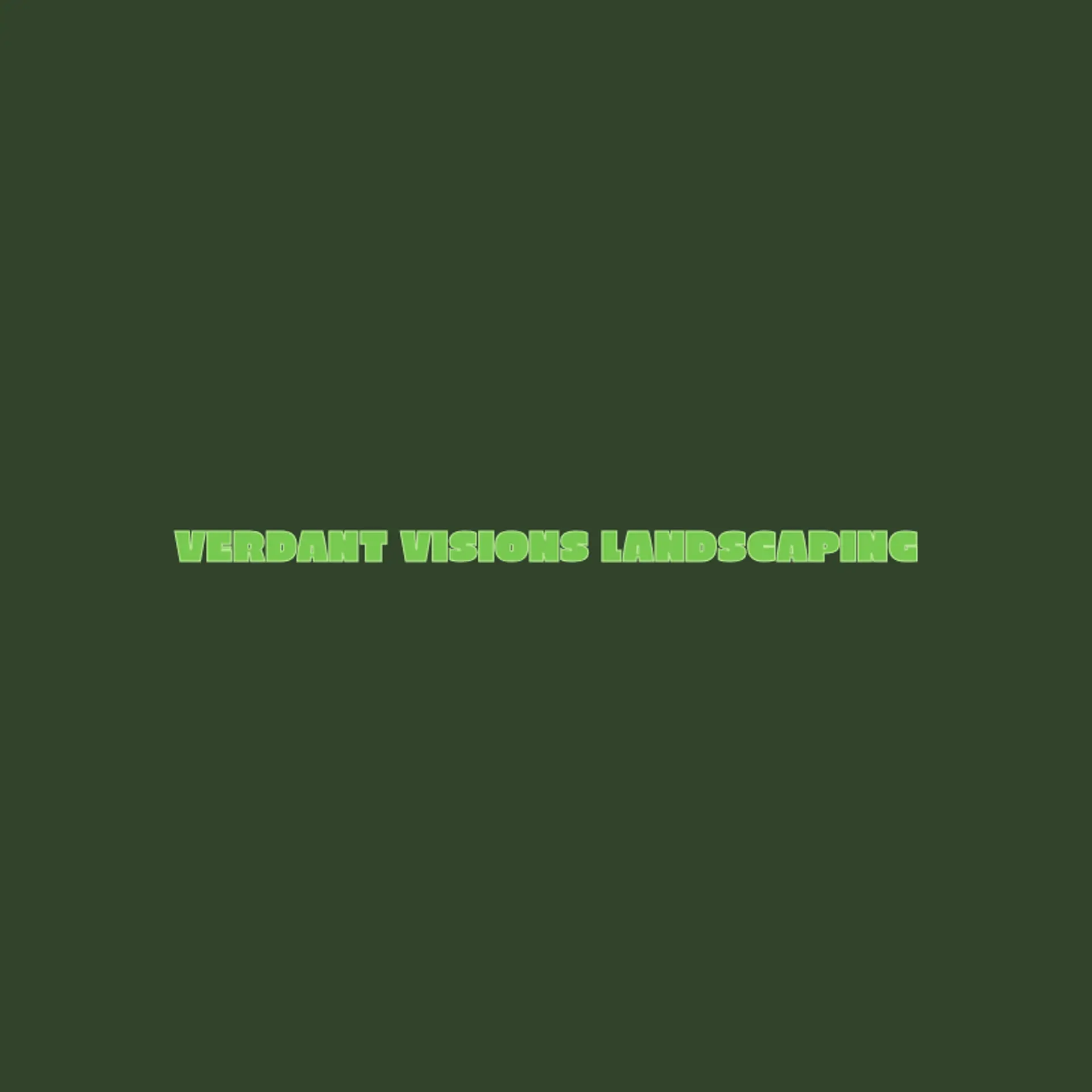 Verdant Visions Landscaping logo for landscaping