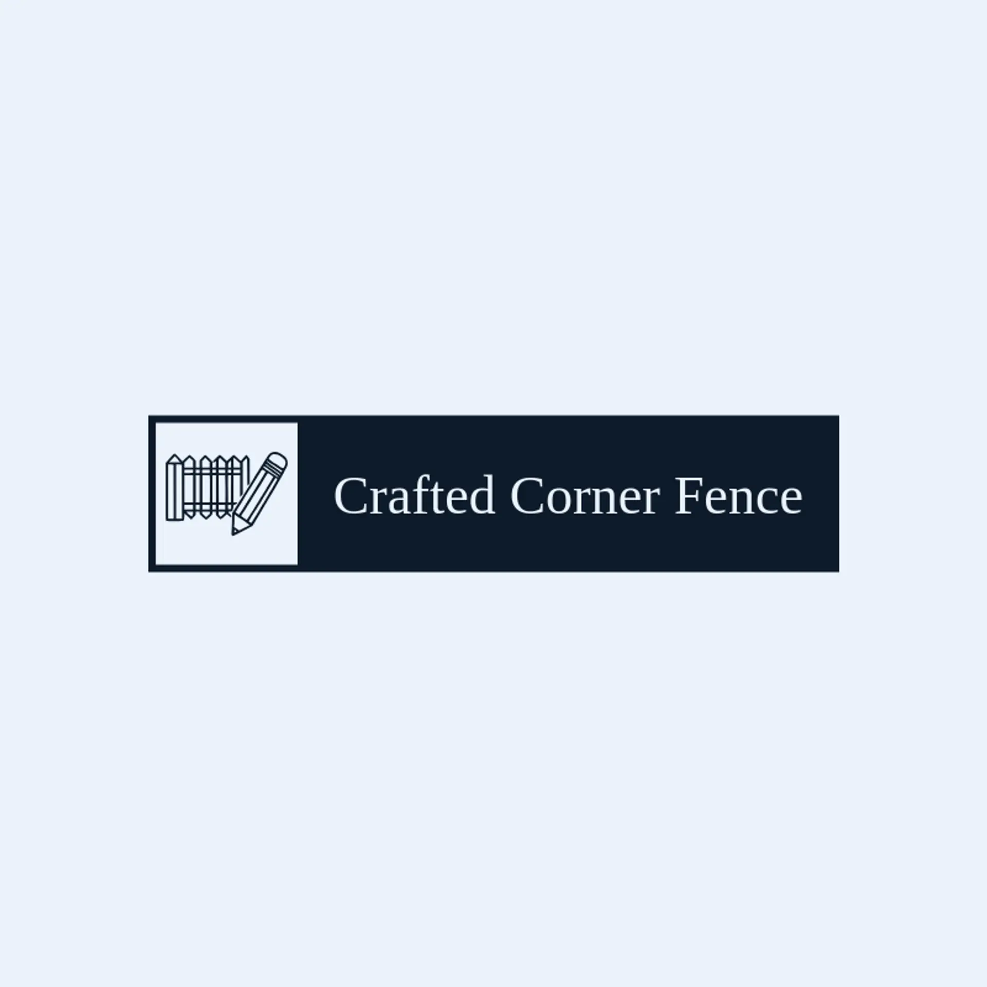 Crafted Corner Fence logo for fence