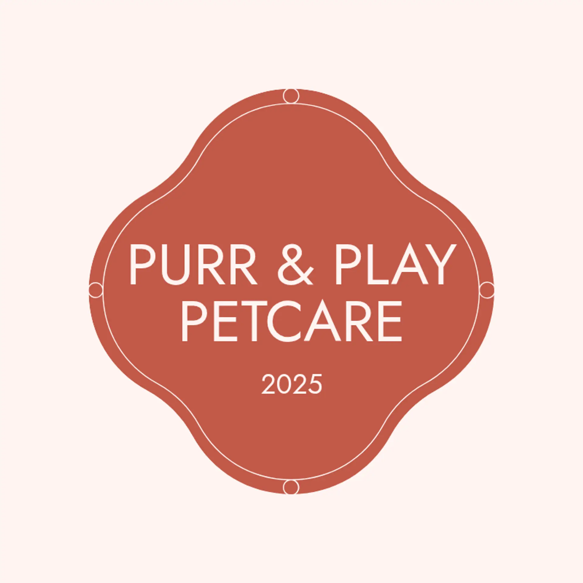 Purr & Play Petcare logo for cat pet care