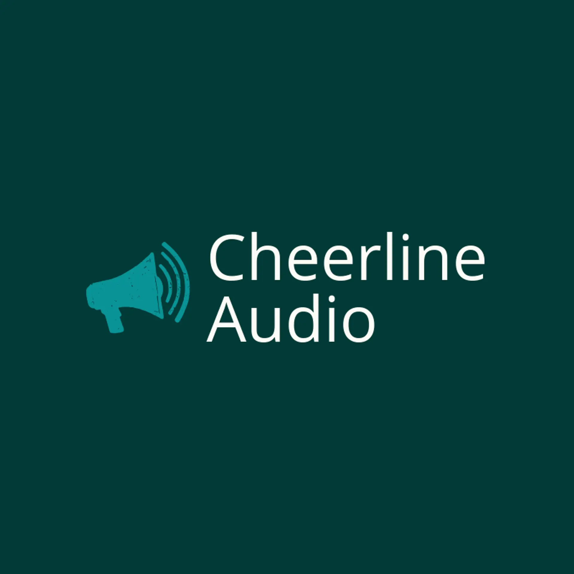 Cheerline Audio logo for megaphone