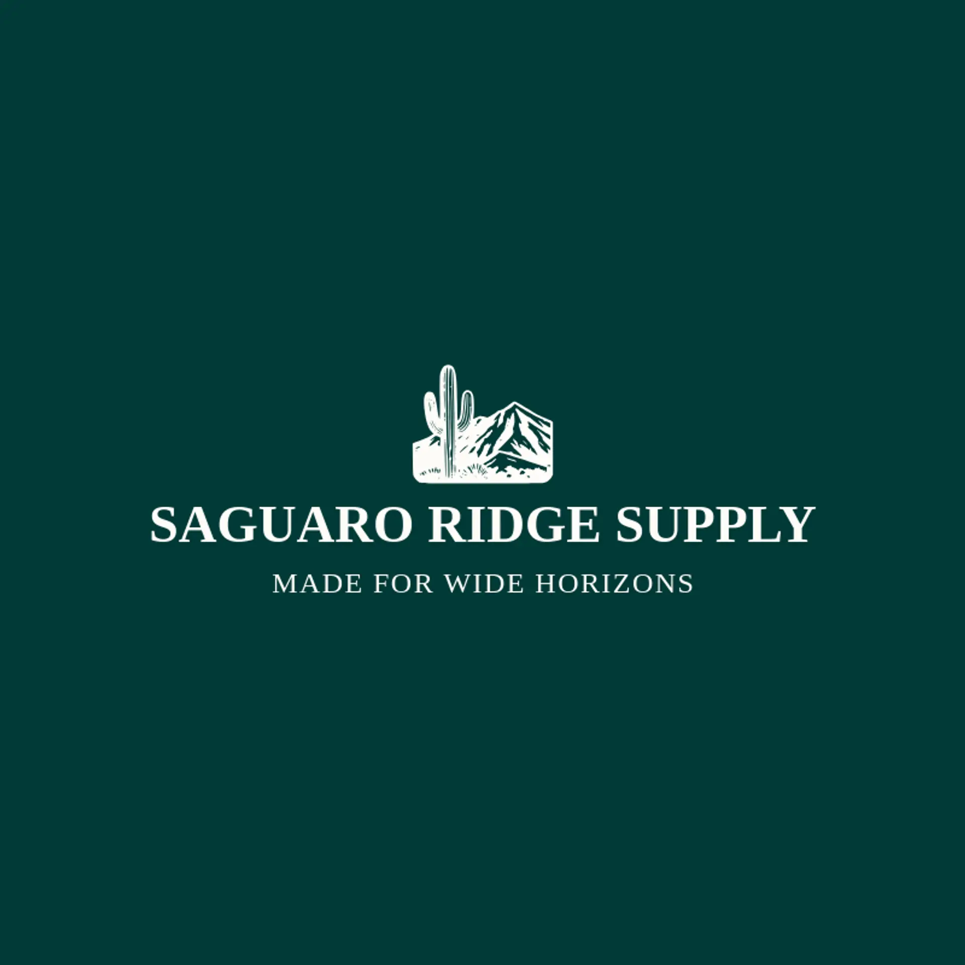 Saguaro Ridge Supply logo for Desert