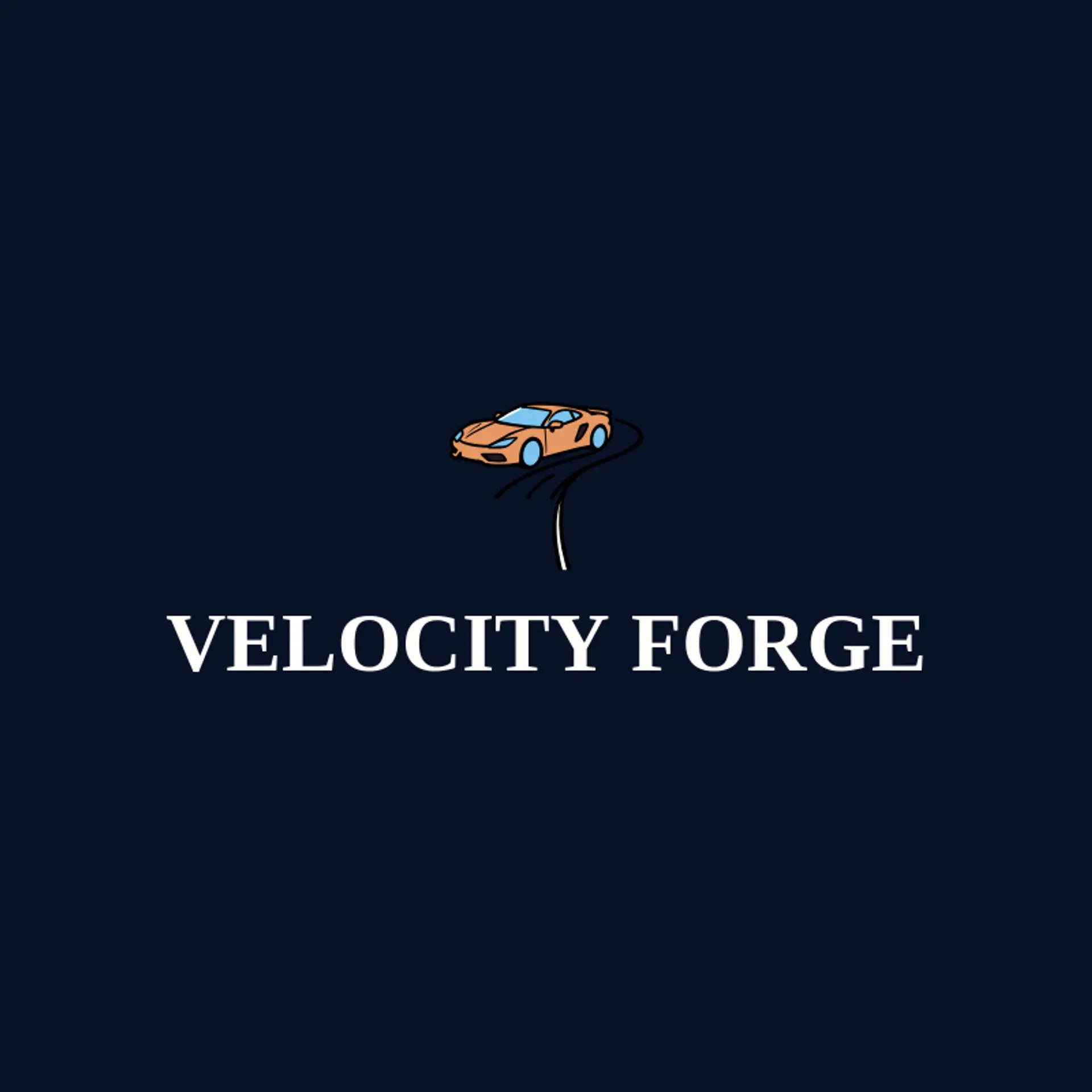 Velocity Forge logo for sports car
