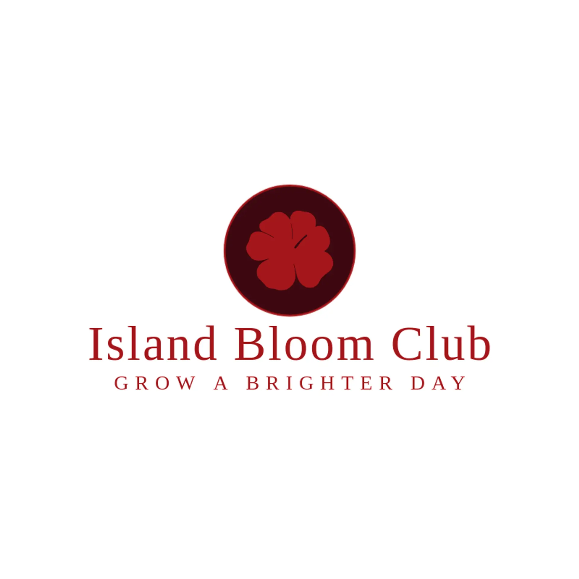 Island Bloom Club logo for hibiscus