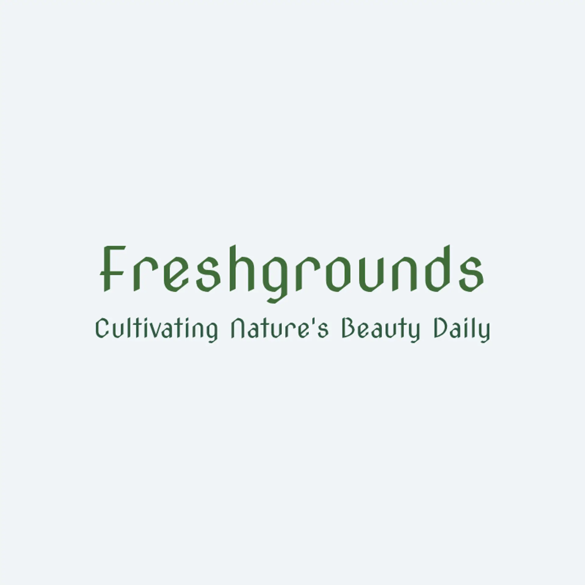 FreshGrounds logo for cool landscaping