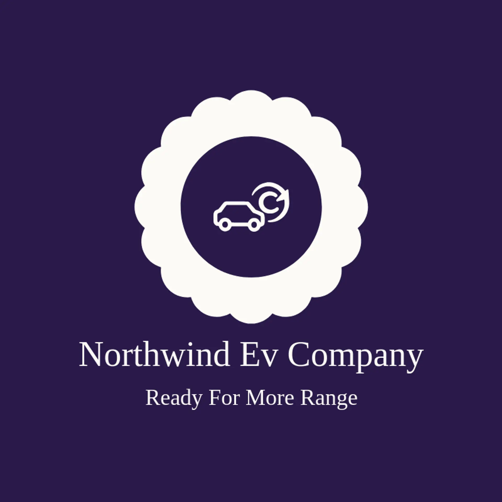 Northwind EV Company logo for electric car