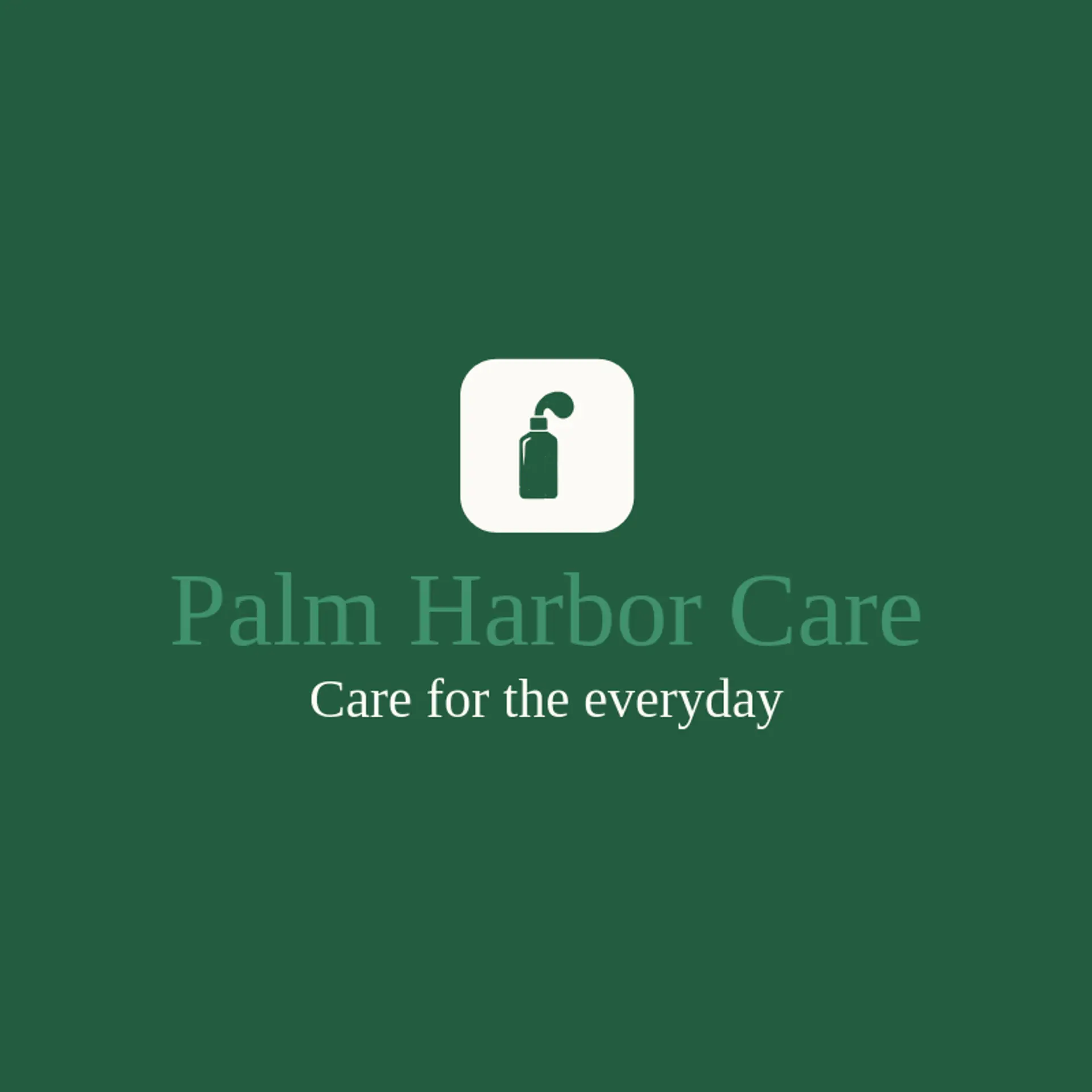 Palm Harbor Care logo for hand sanitizer