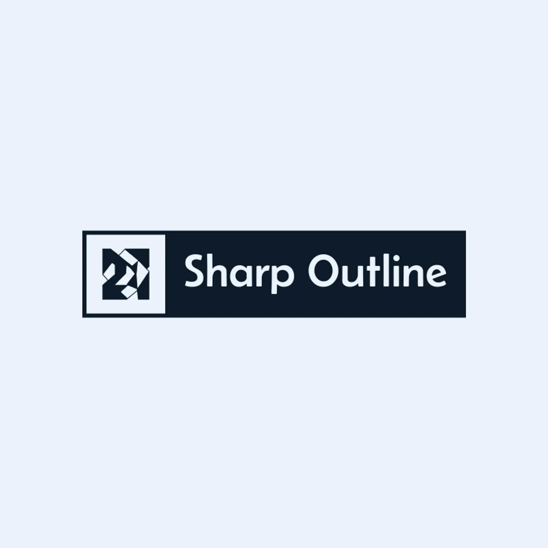 Sharp Outline logo for polygon