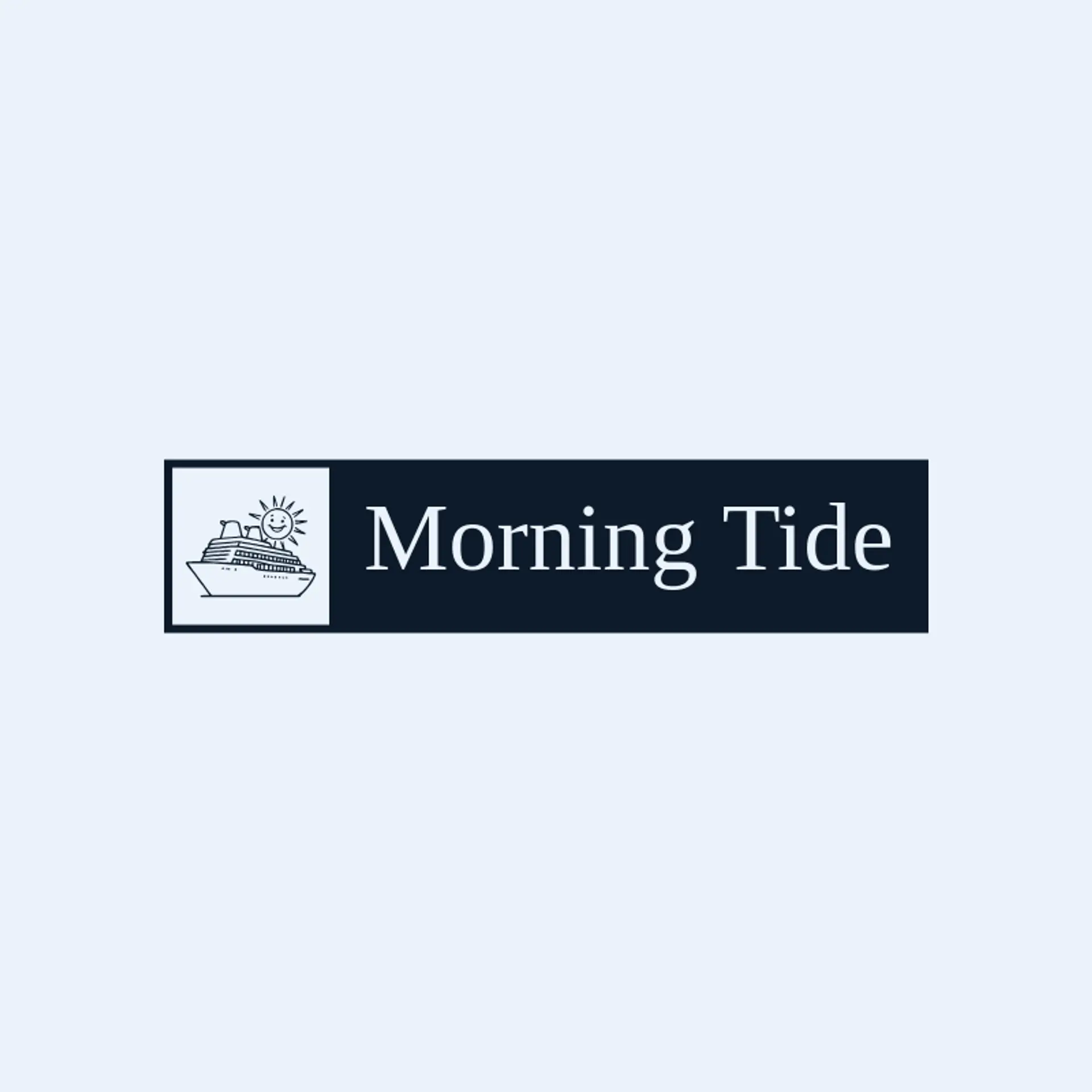Morning Tide logo for cruise ship