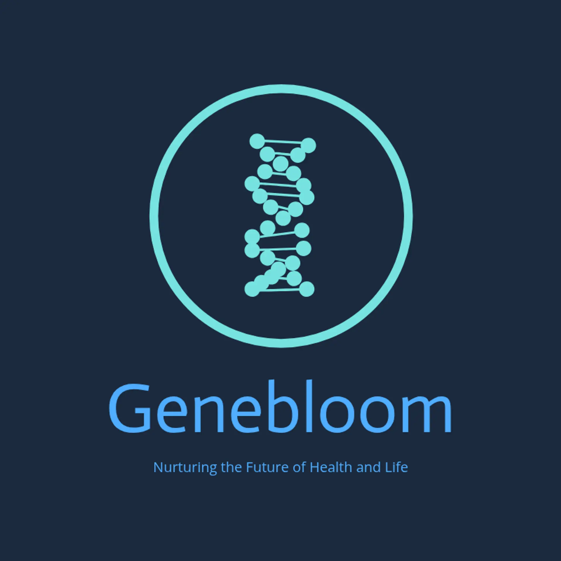 GeneBloom logo for biopharma medical