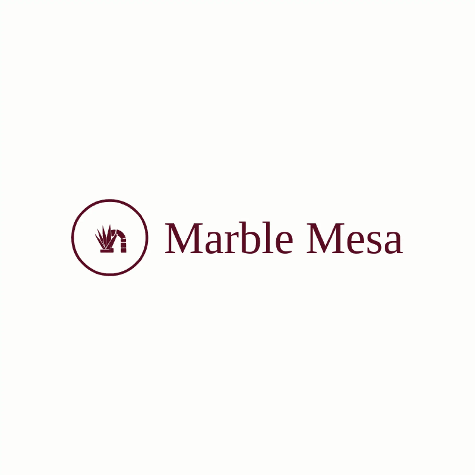 Marble Mesa logo for tequila