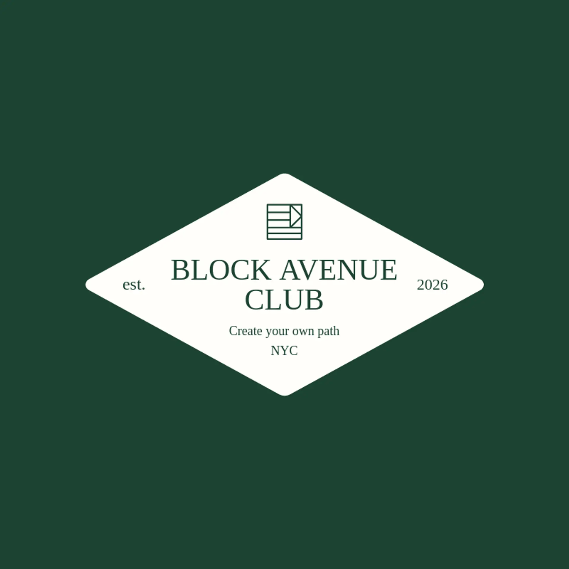 Block Avenue Club logo for block