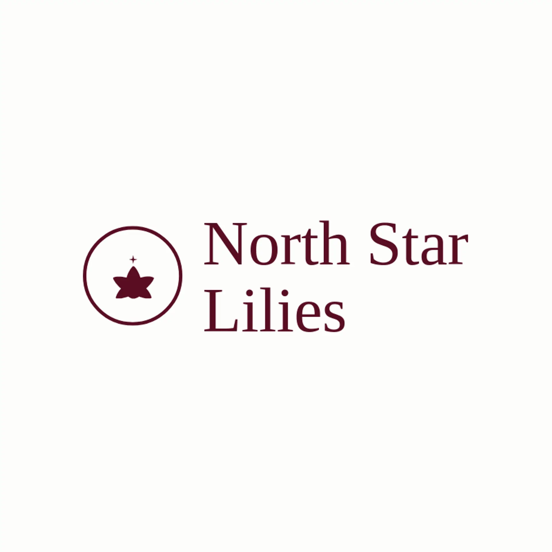 North Star Lilies logo for lily