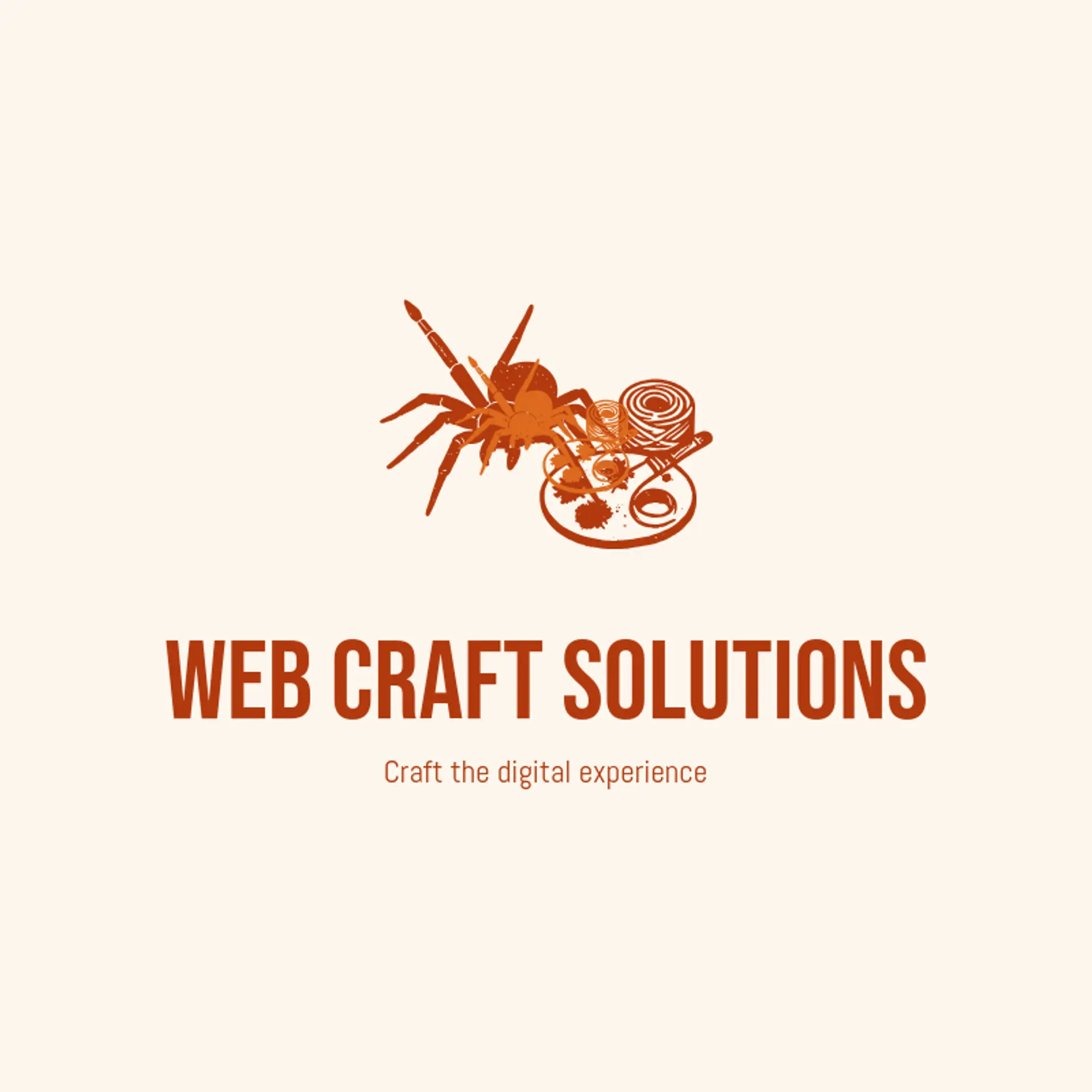 Web Craft Solutions logo for spider