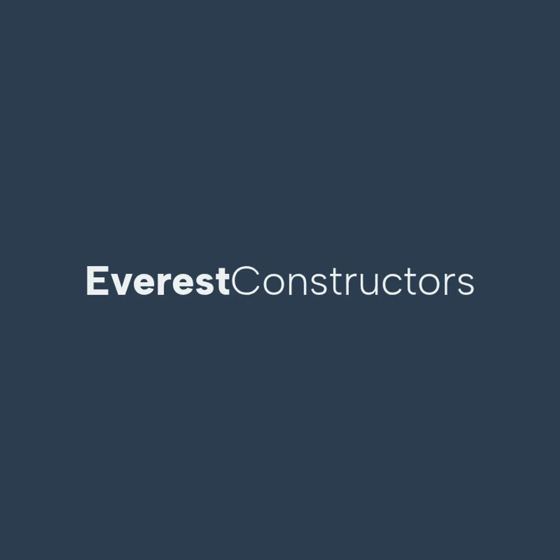 Everest Constructors logo for construction