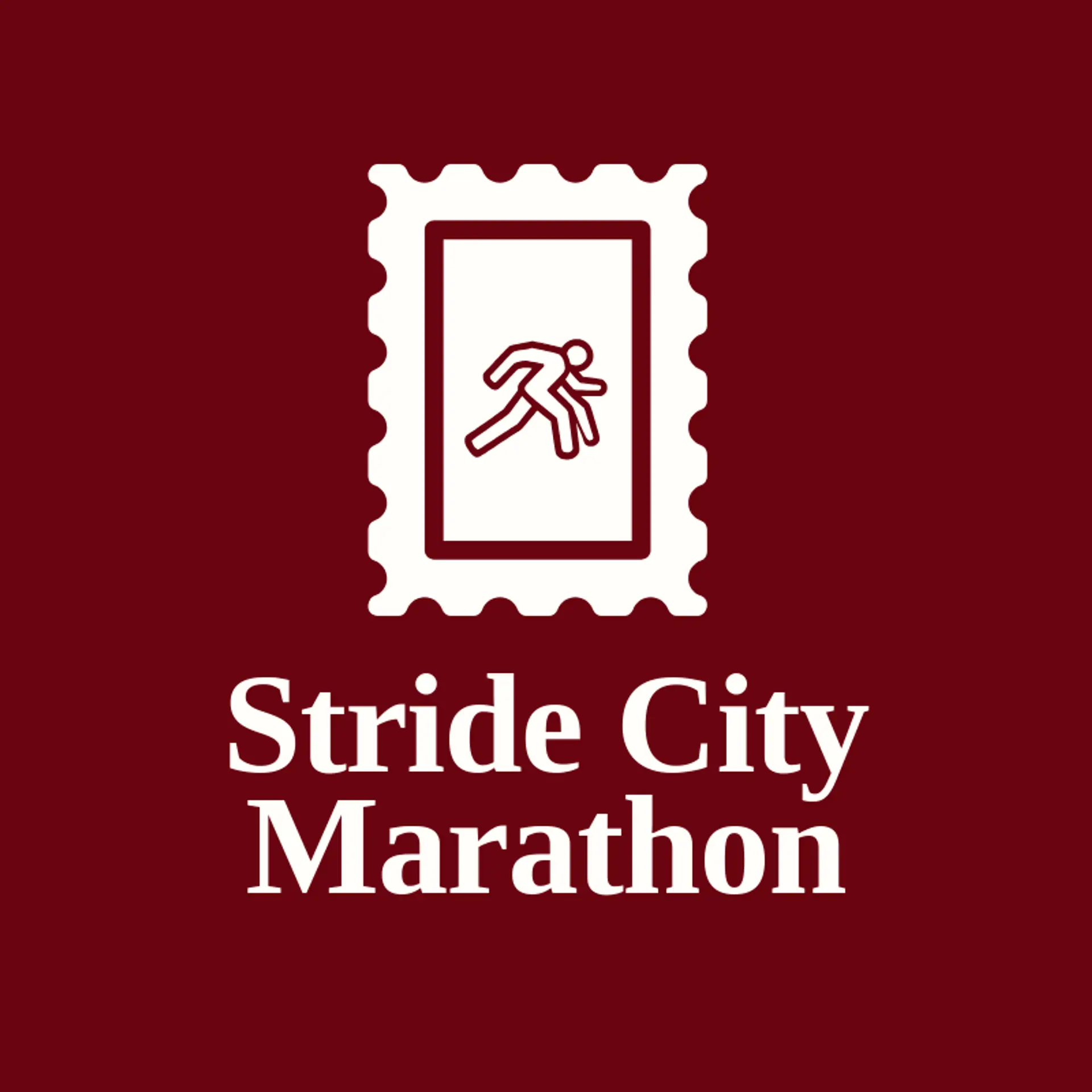 Stride City Marathon logo for marathon