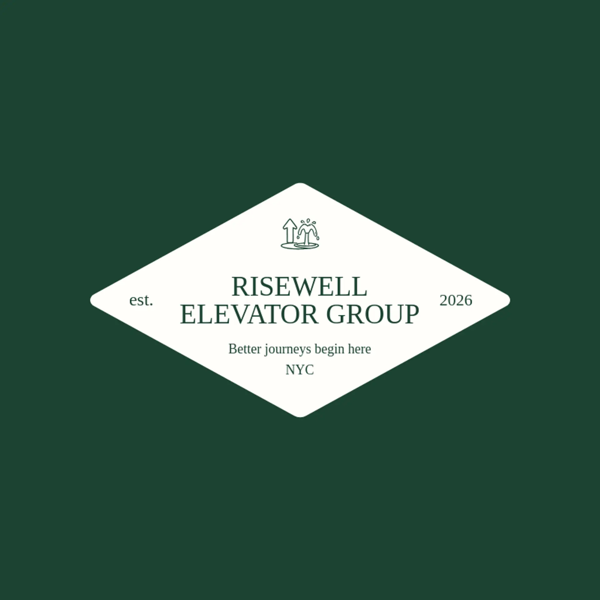 Risewell Elevator Group logo for elevator