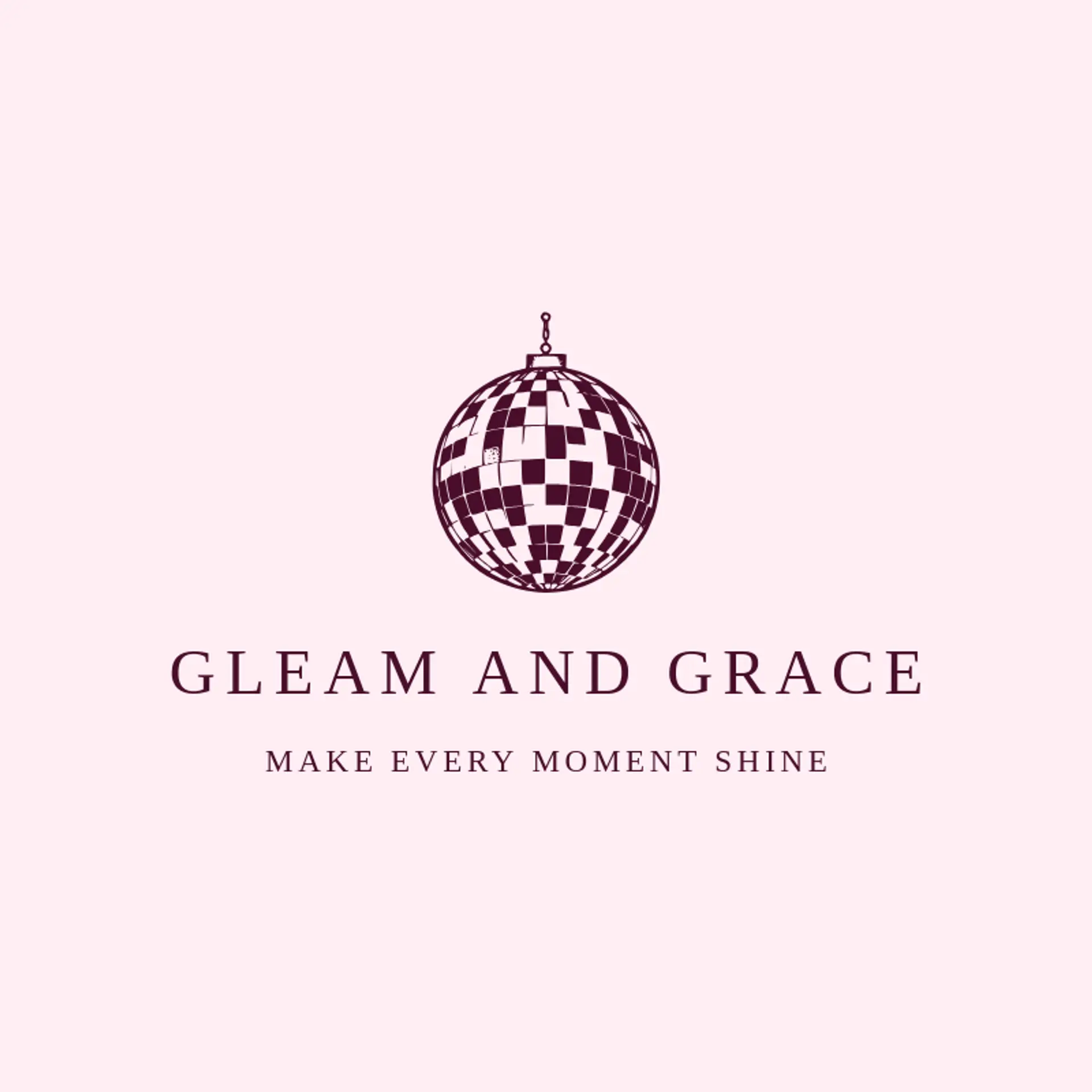 Gleam and Grace logo for mirror