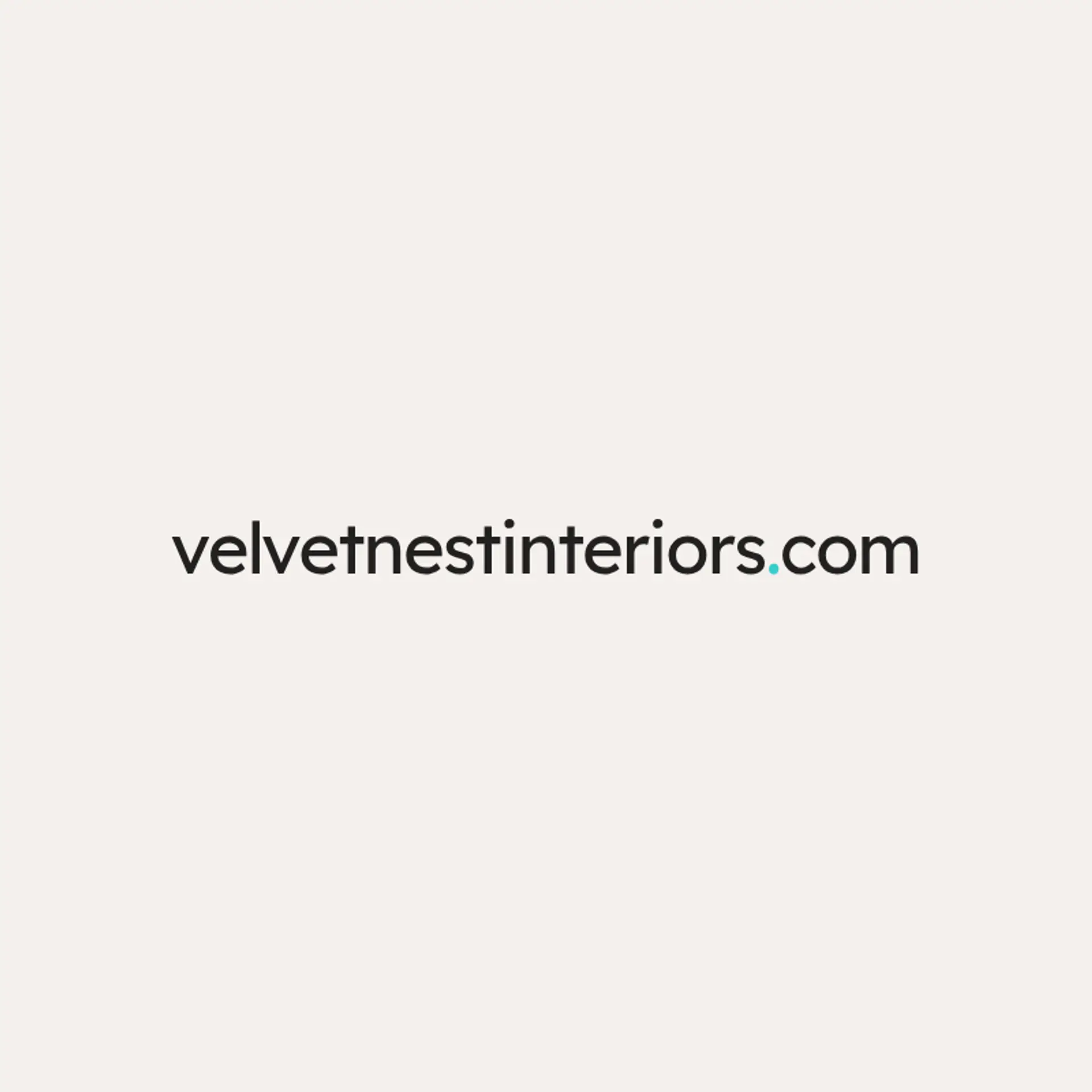VelvetNest Interiors logo for interior design