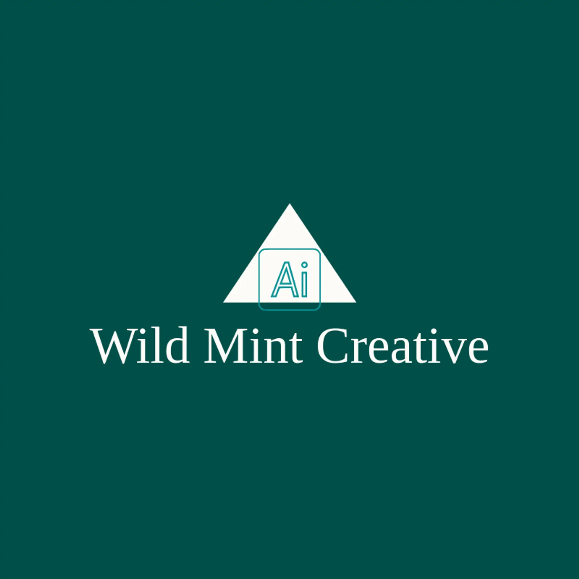 Wild Mint Creative logo for illustrator