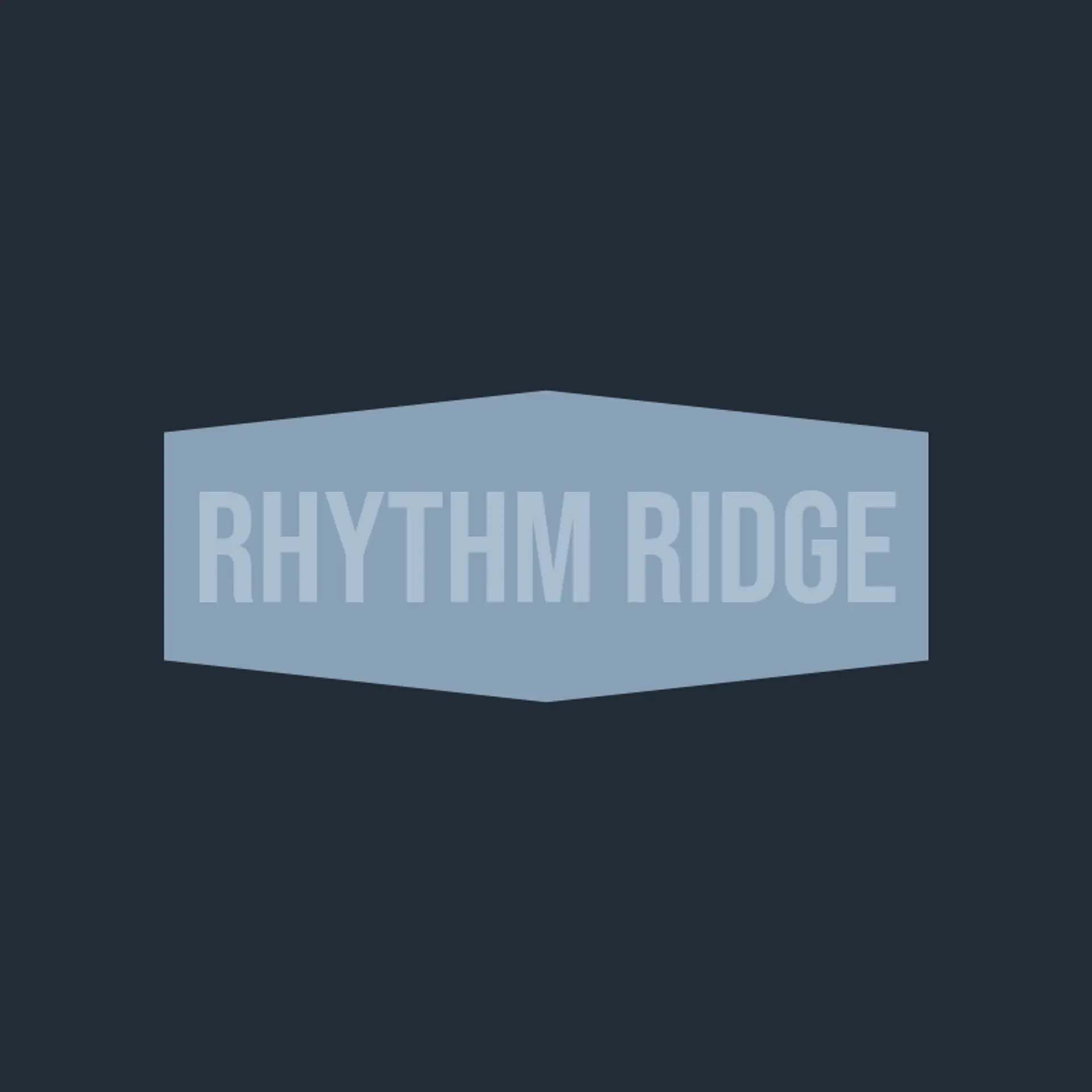 Rhythm Ridge logo for cool music