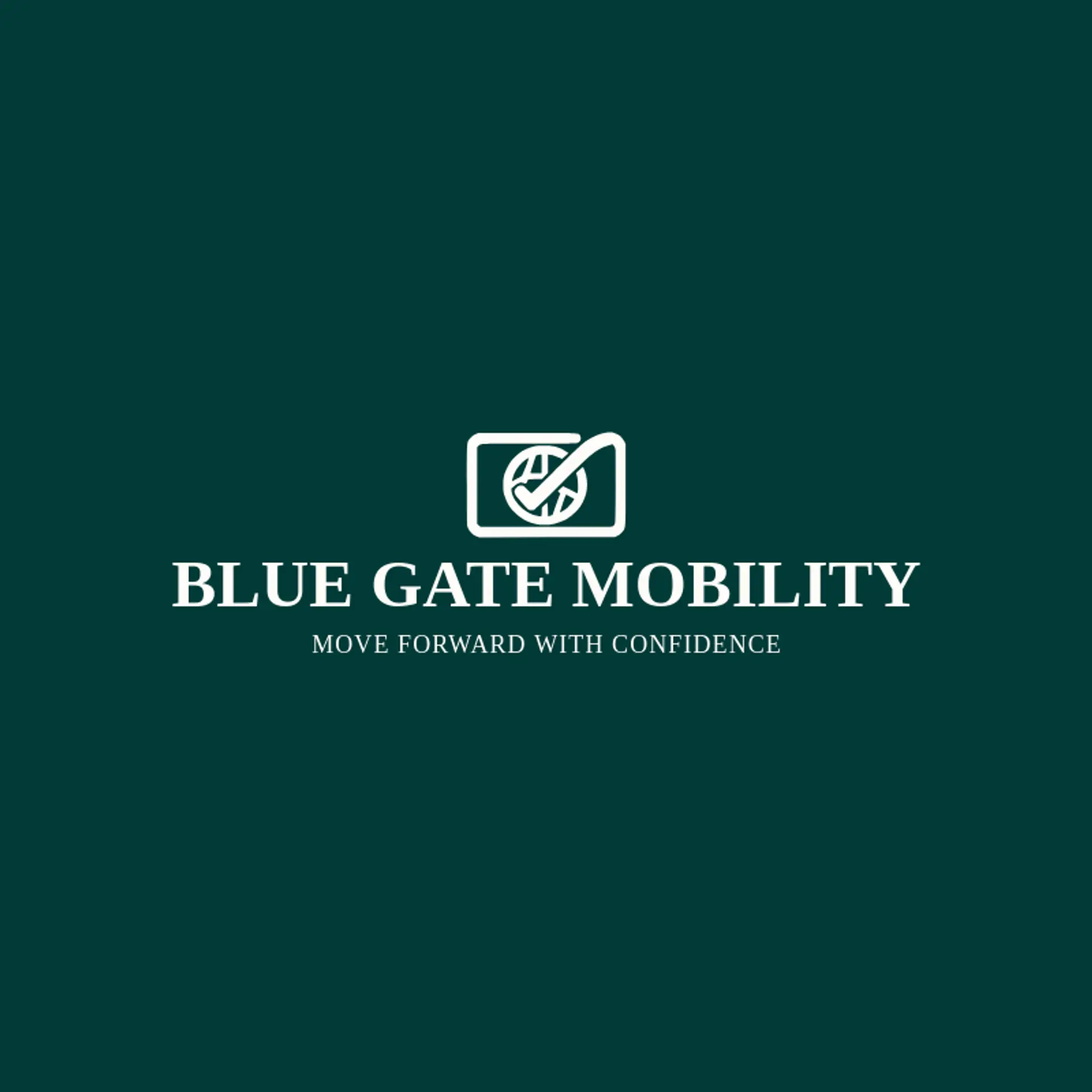 Blue Gate Mobility logo for visa