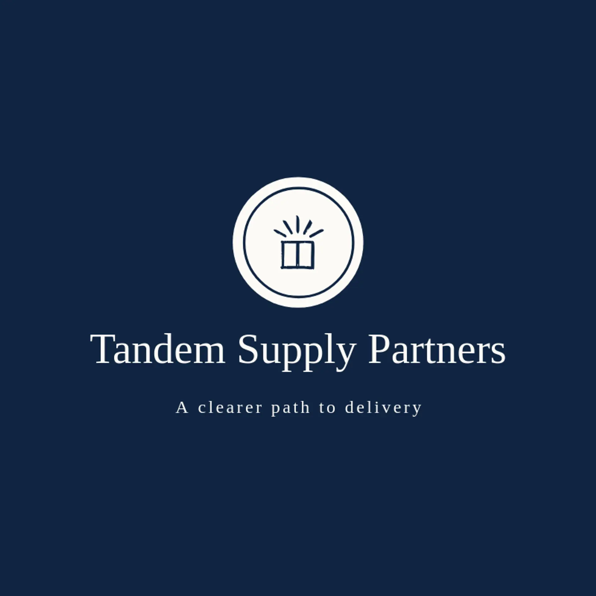 Tandem Supply Partners logo for supply chain