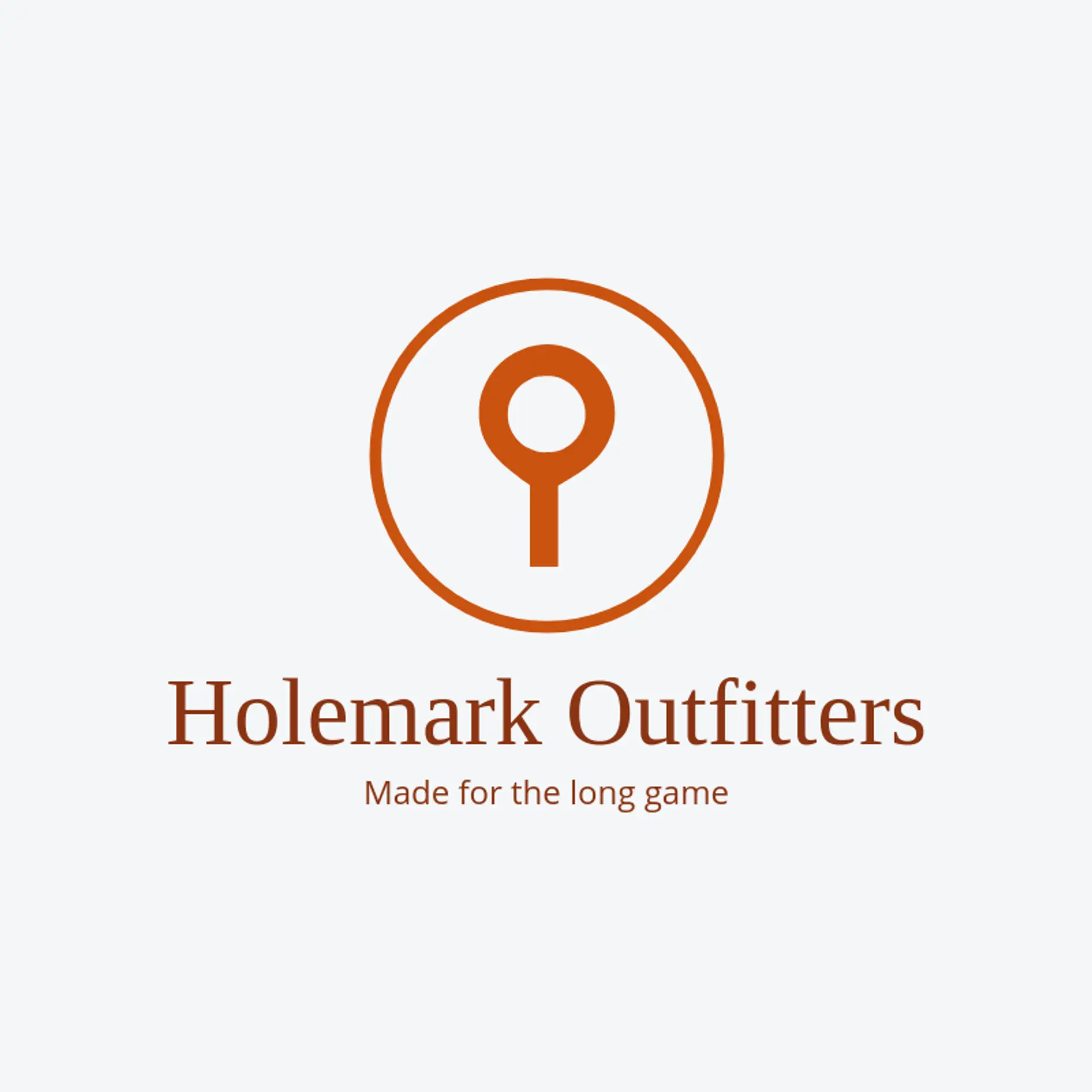 Holemark Outfitters logo for hole