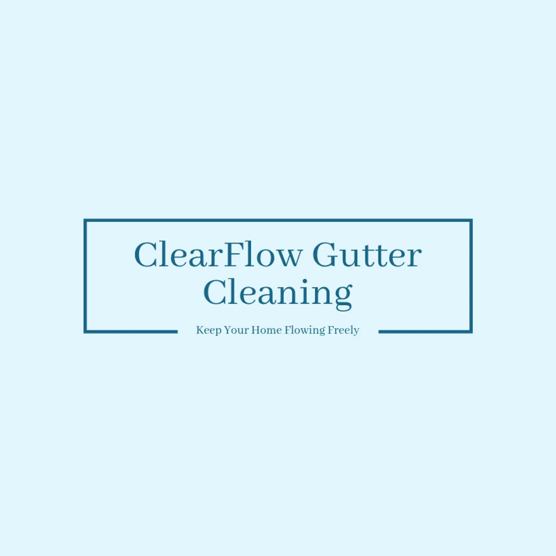ClearFlow Gutter Cleaning logo for gutter cleaning