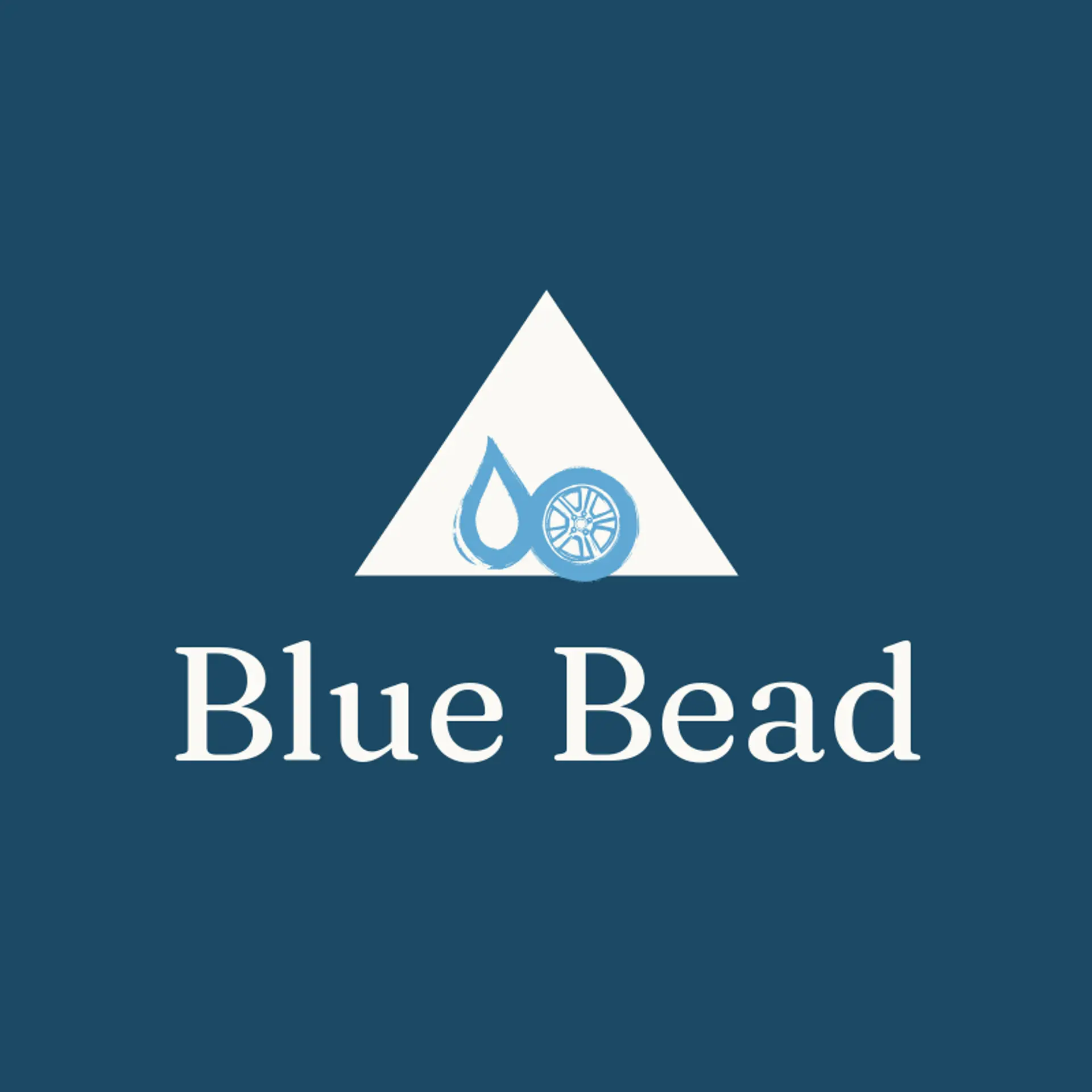 Blue Bead logo for detailing